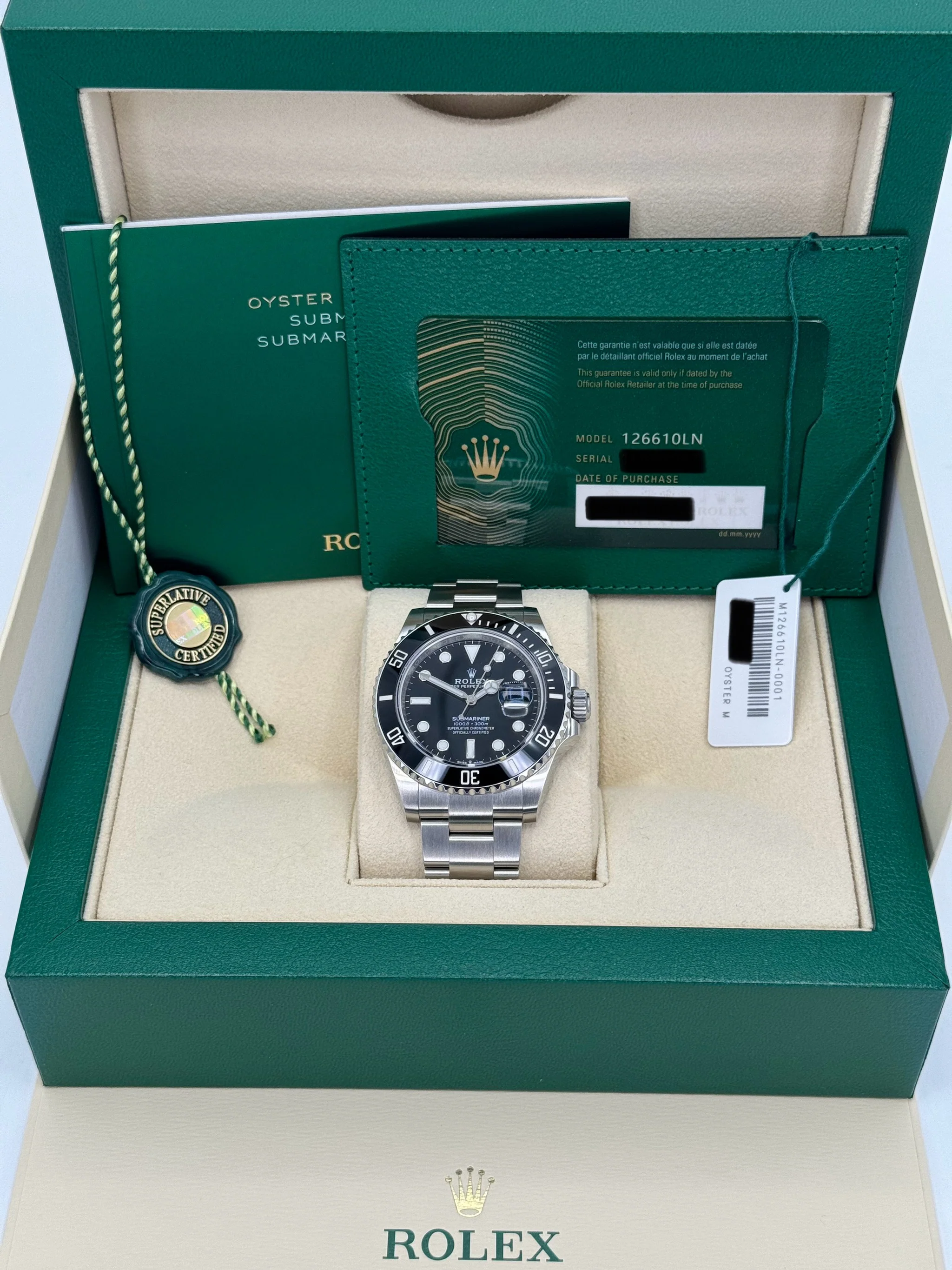 NEW 2022 Rolex Submariner 41mm 126610LN Stainless Steel Black Dial - Image 11