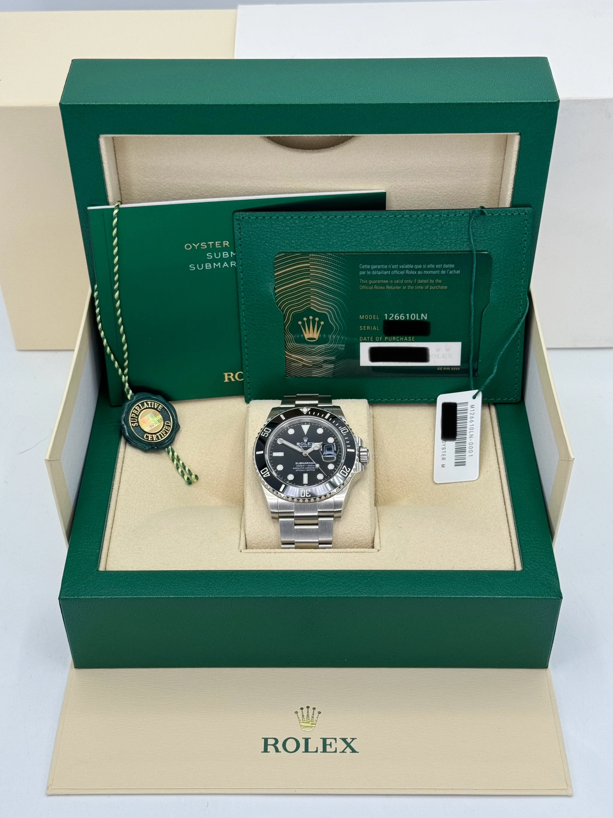 NEW 2022 Rolex Submariner 41mm 126610LN Stainless Steel Black Dial - Image 12