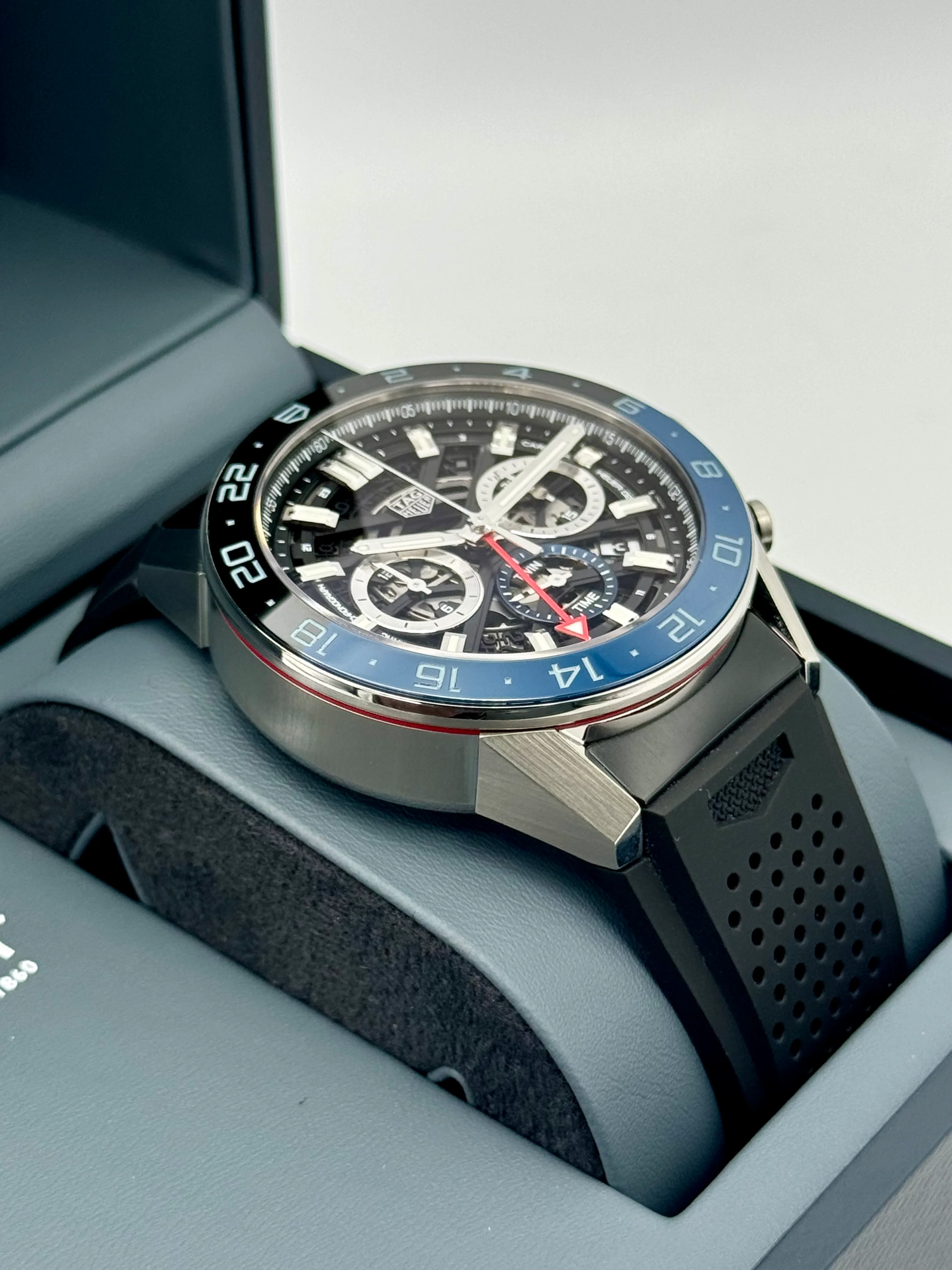 NEW 2022 Tag Heuer Carrera Heuer 02 CBG2A1Z.FT6157 Skeletonized Dial - Image 6