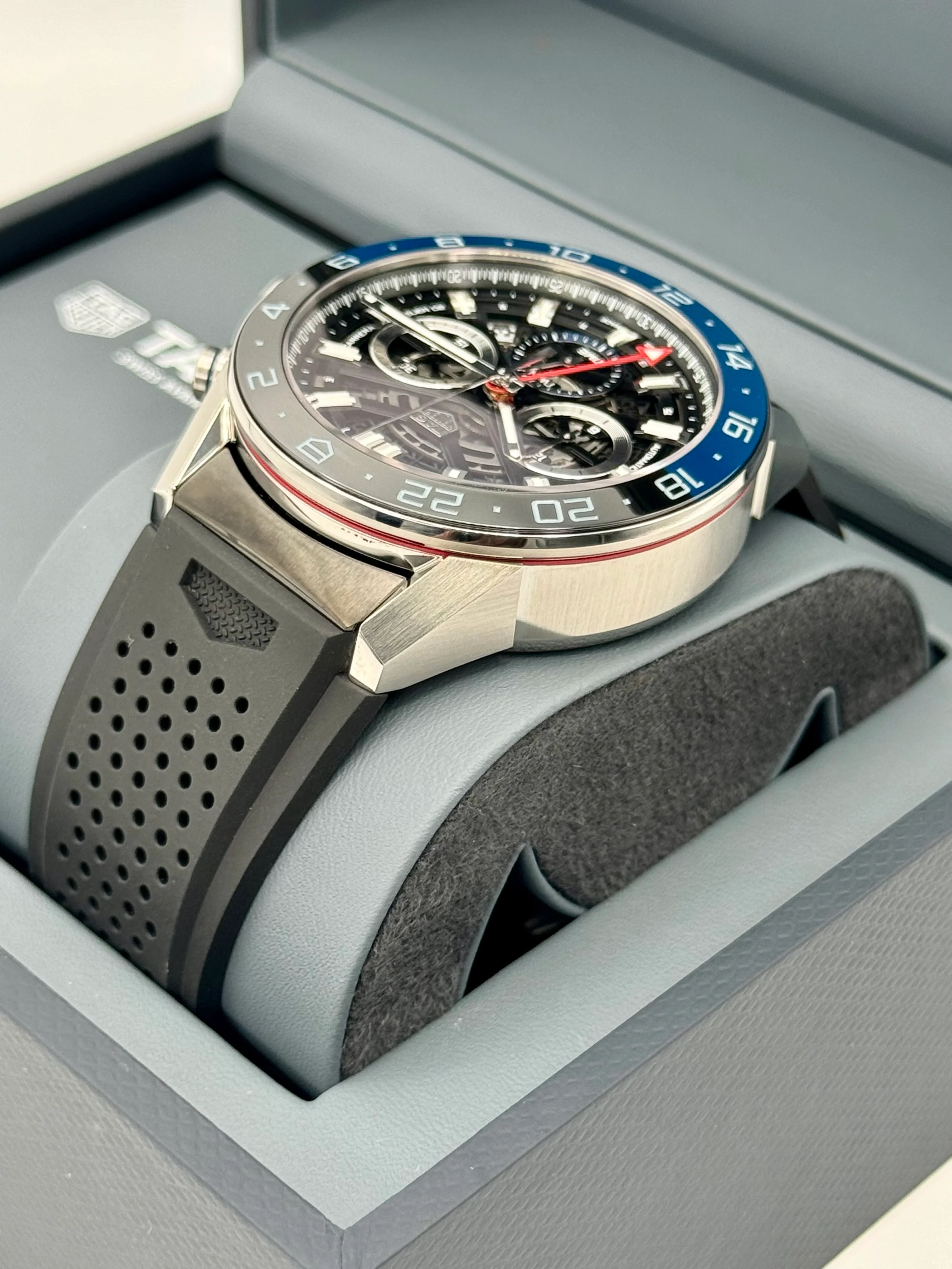 NEW 2022 Tag Heuer Carrera Heuer 02 CBG2A1Z.FT6157 Skeletonized Dial - Image 7