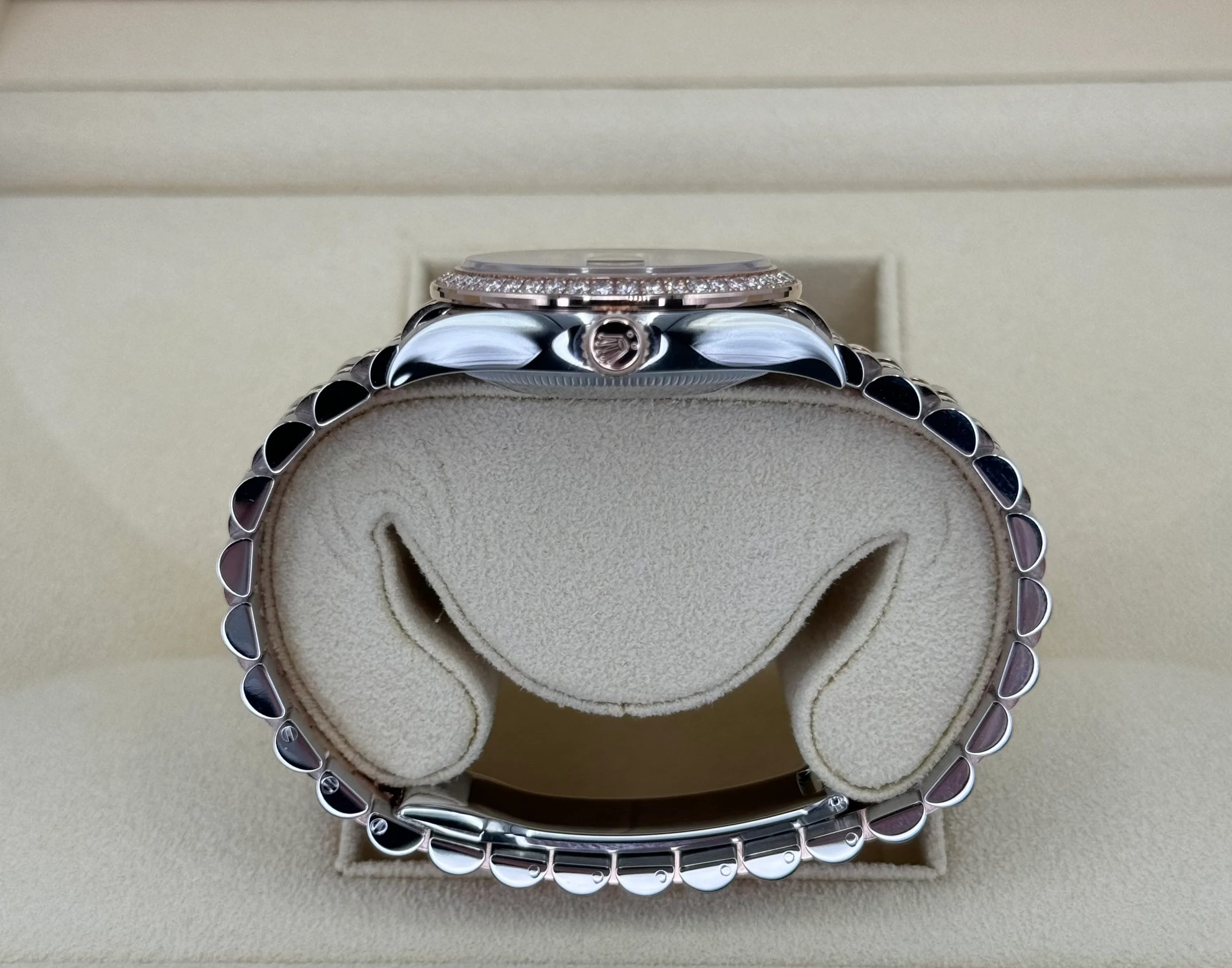NEW 2023 Datejust 31mm 278381RBR Two-Tone Rose 10 Diamond Dial - Image 9