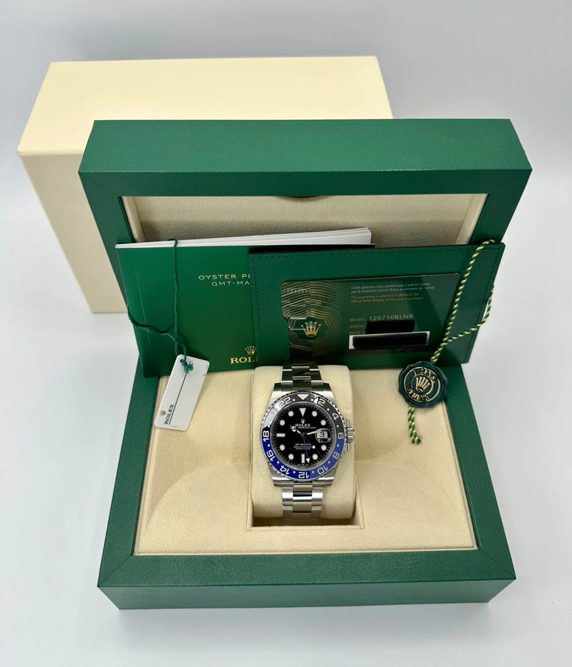 New 2023 Rolex GMT-Master II "Batman" 40mm 126710BLNR Oyster - Image 12