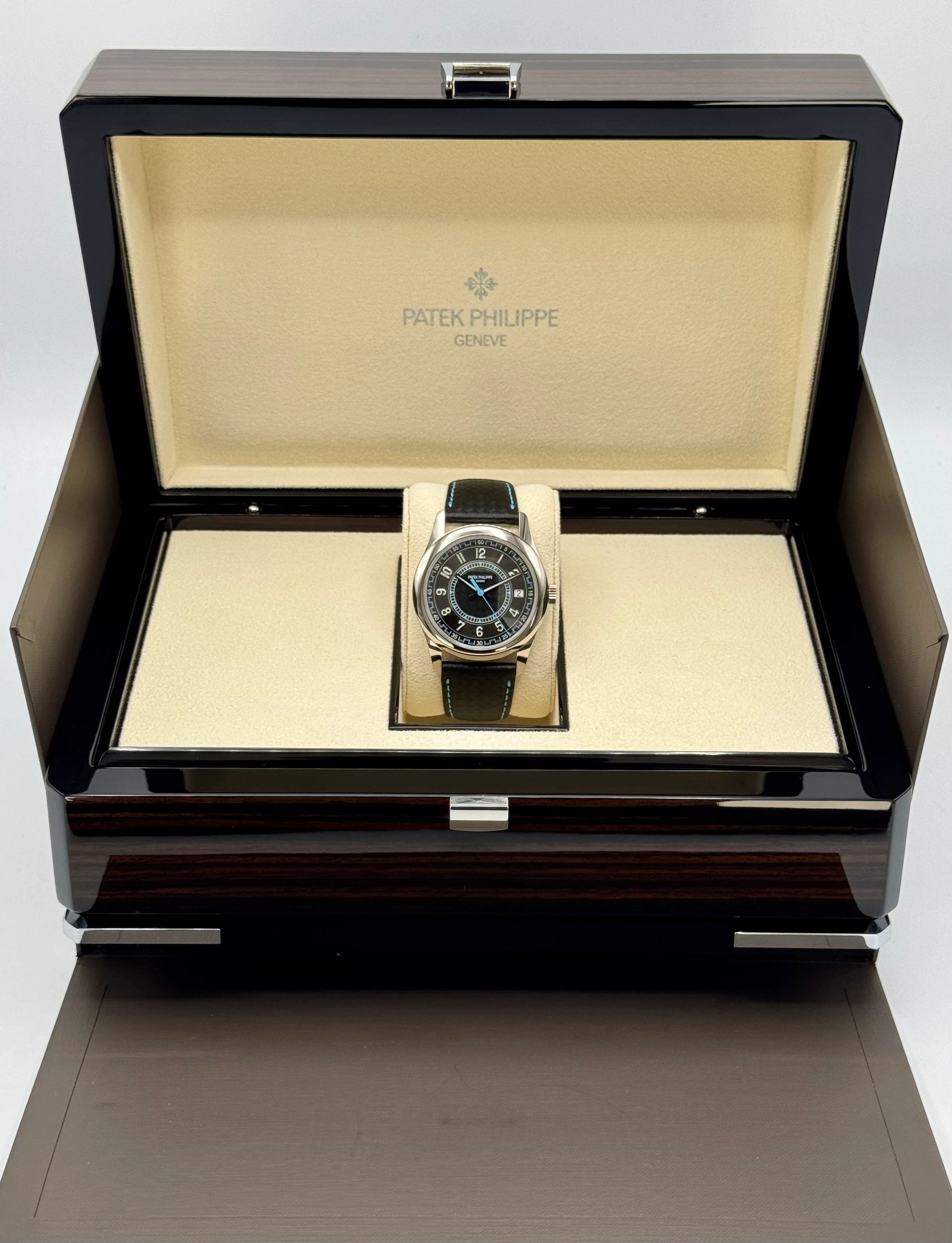 NEW 2023 Patek Philippe 6007G Calatrava White Gold Black Dial - Image 13