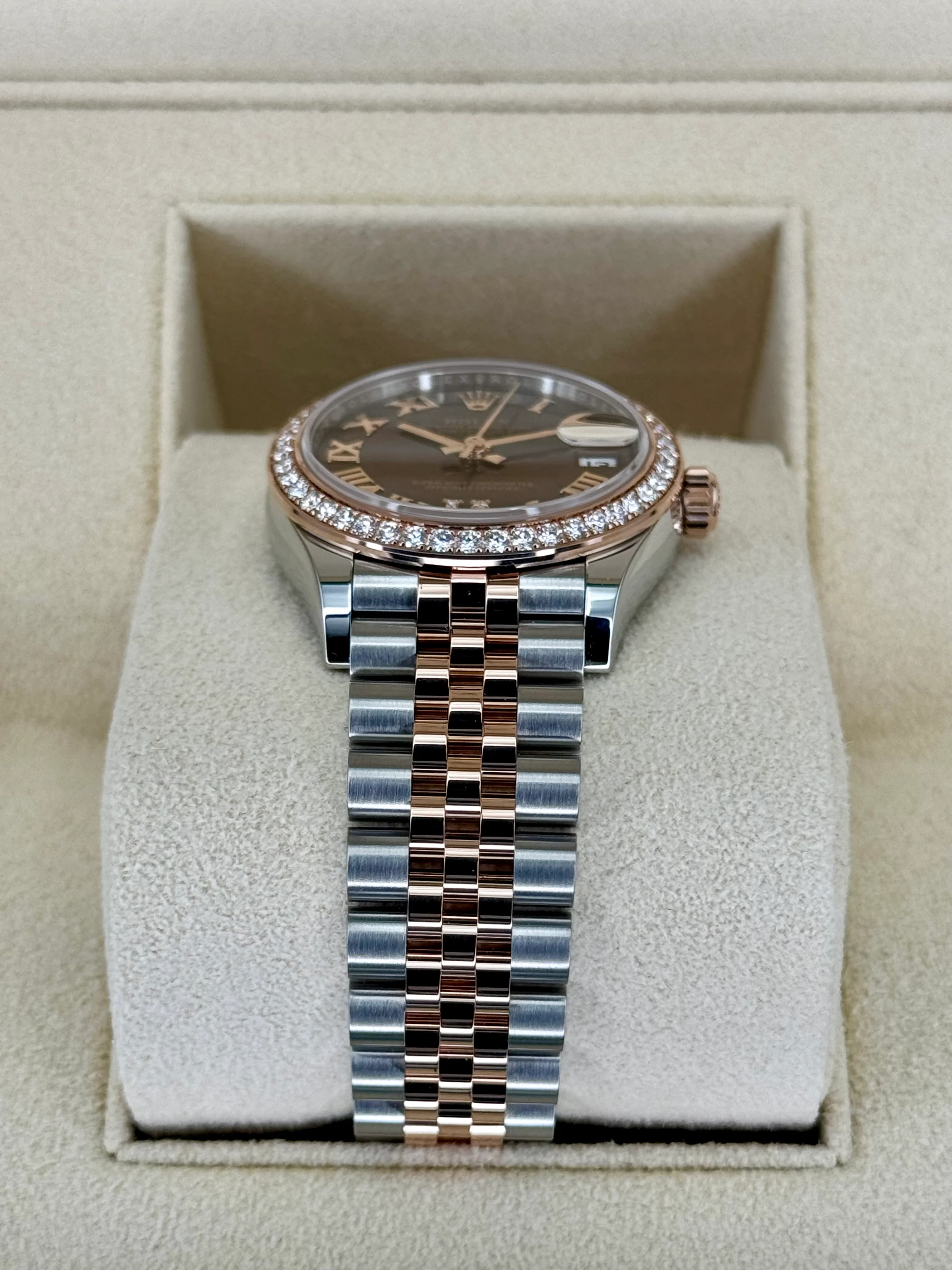 NEW 2023 Rolex Lady Datejust 31mm 278381RBR Two-Tone Chocolate Dial - Image 3