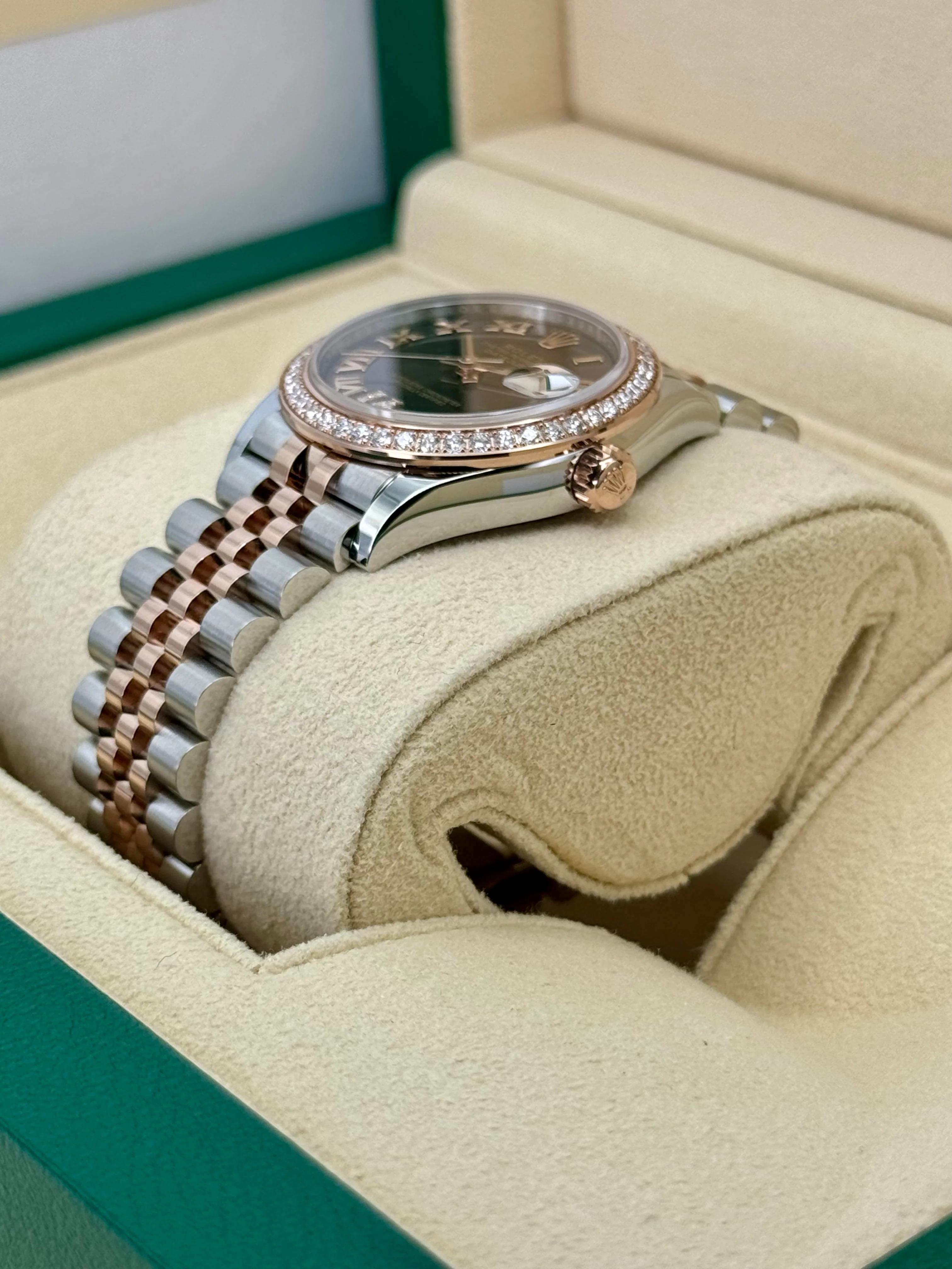 NEW 2023 Rolex Lady Datejust 31mm 278381RBR Two-Tone Chocolate Dial - Image 5