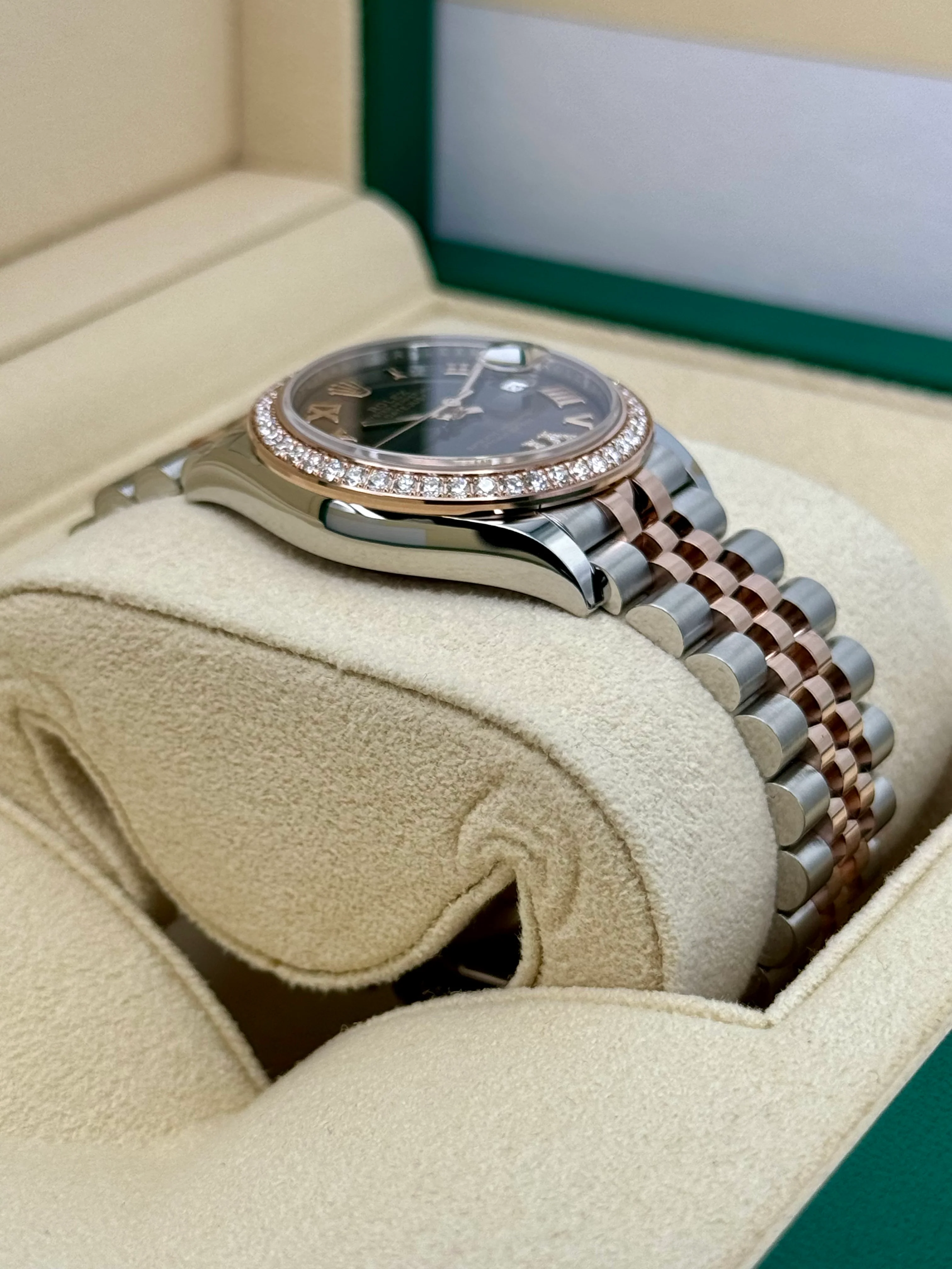 NEW 2023 Rolex Lady Datejust 31mm 278381RBR Two-Tone Chocolate Dial - Image 6