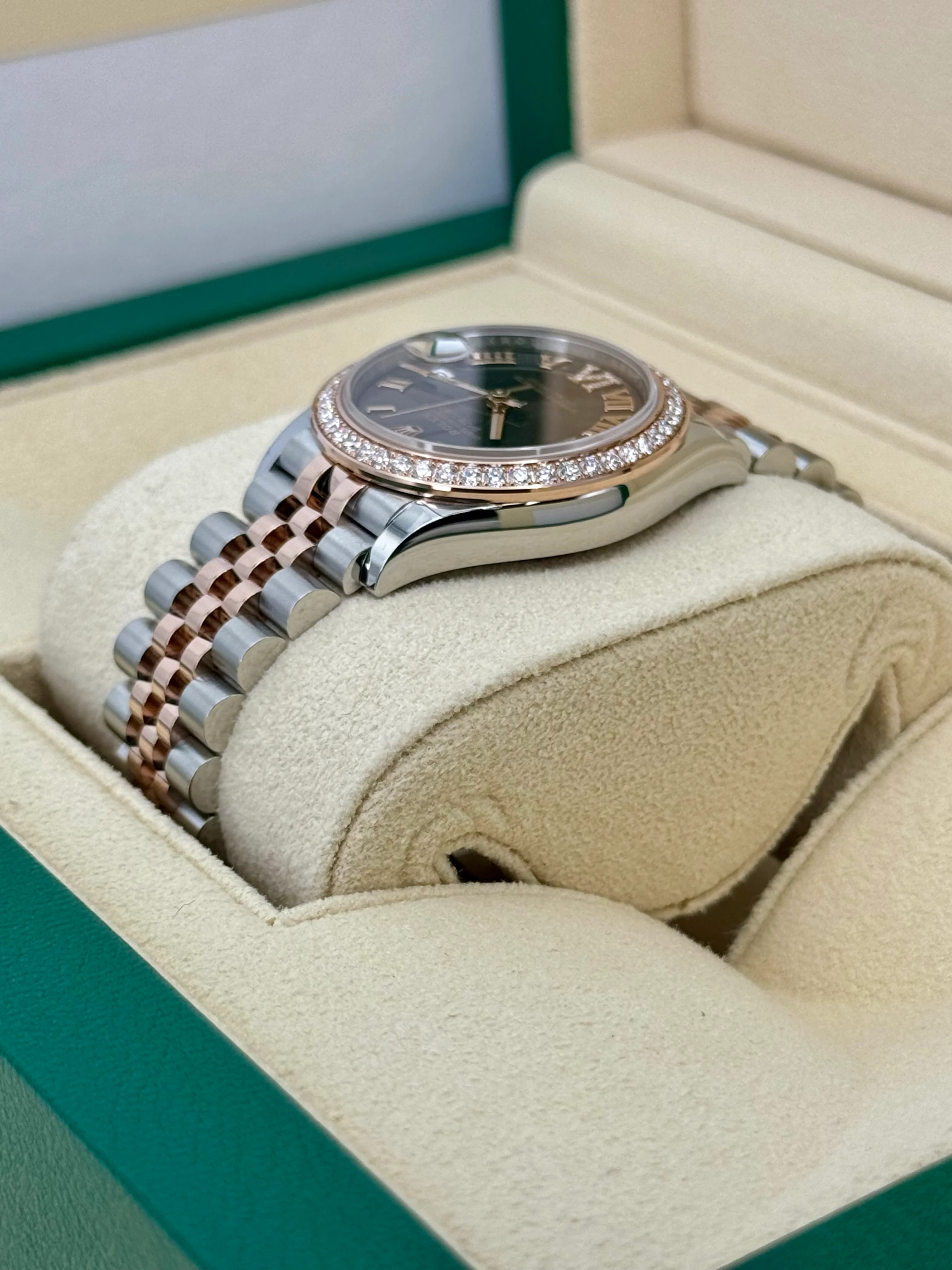 NEW 2023 Rolex Lady Datejust 31mm 278381RBR Two-Tone Chocolate Dial - Image 7