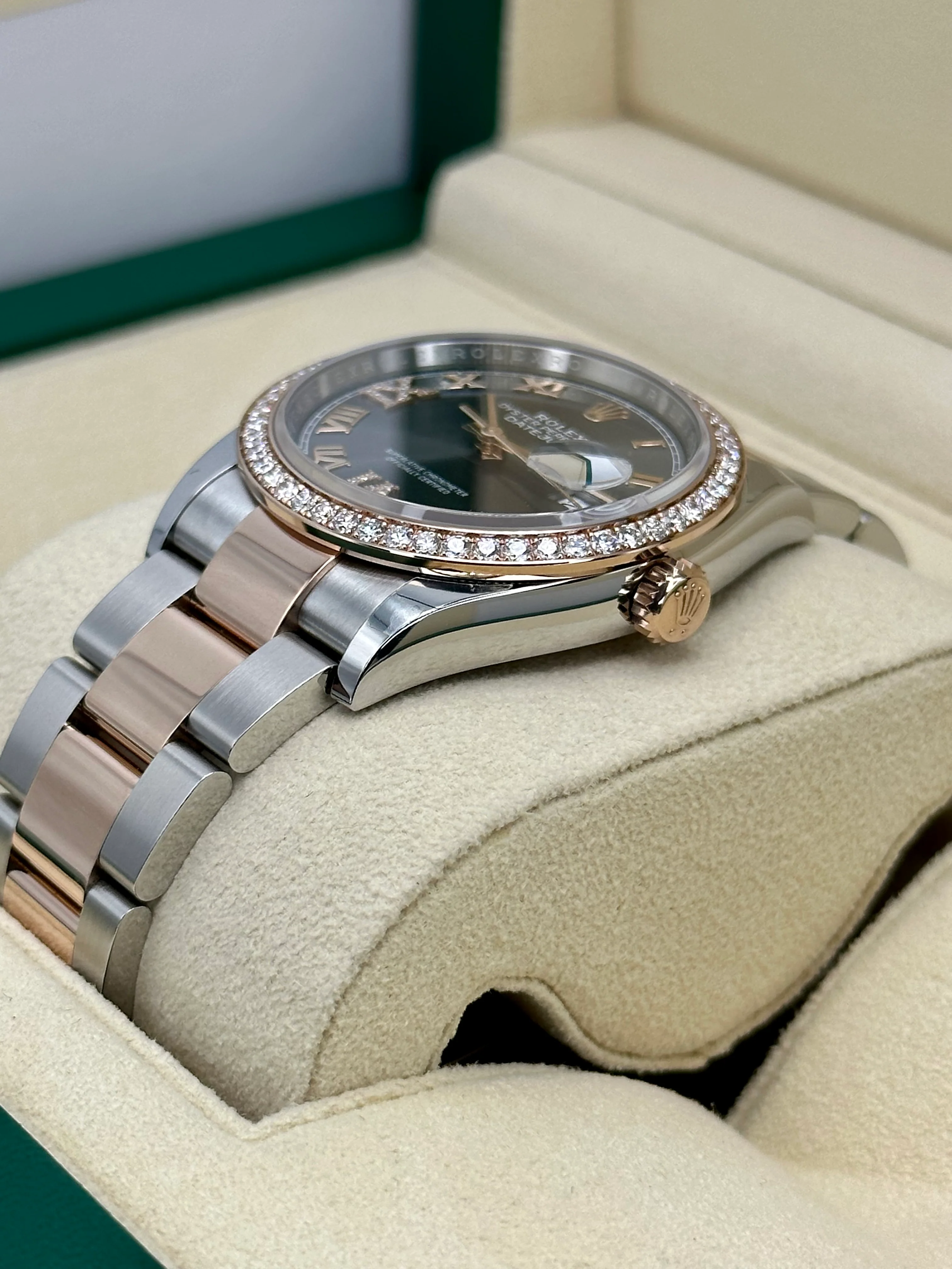 NEW 2023 Rolex Datejust 36mm 126281RBR Two-Tone Oyster Grey Dial - Image 5