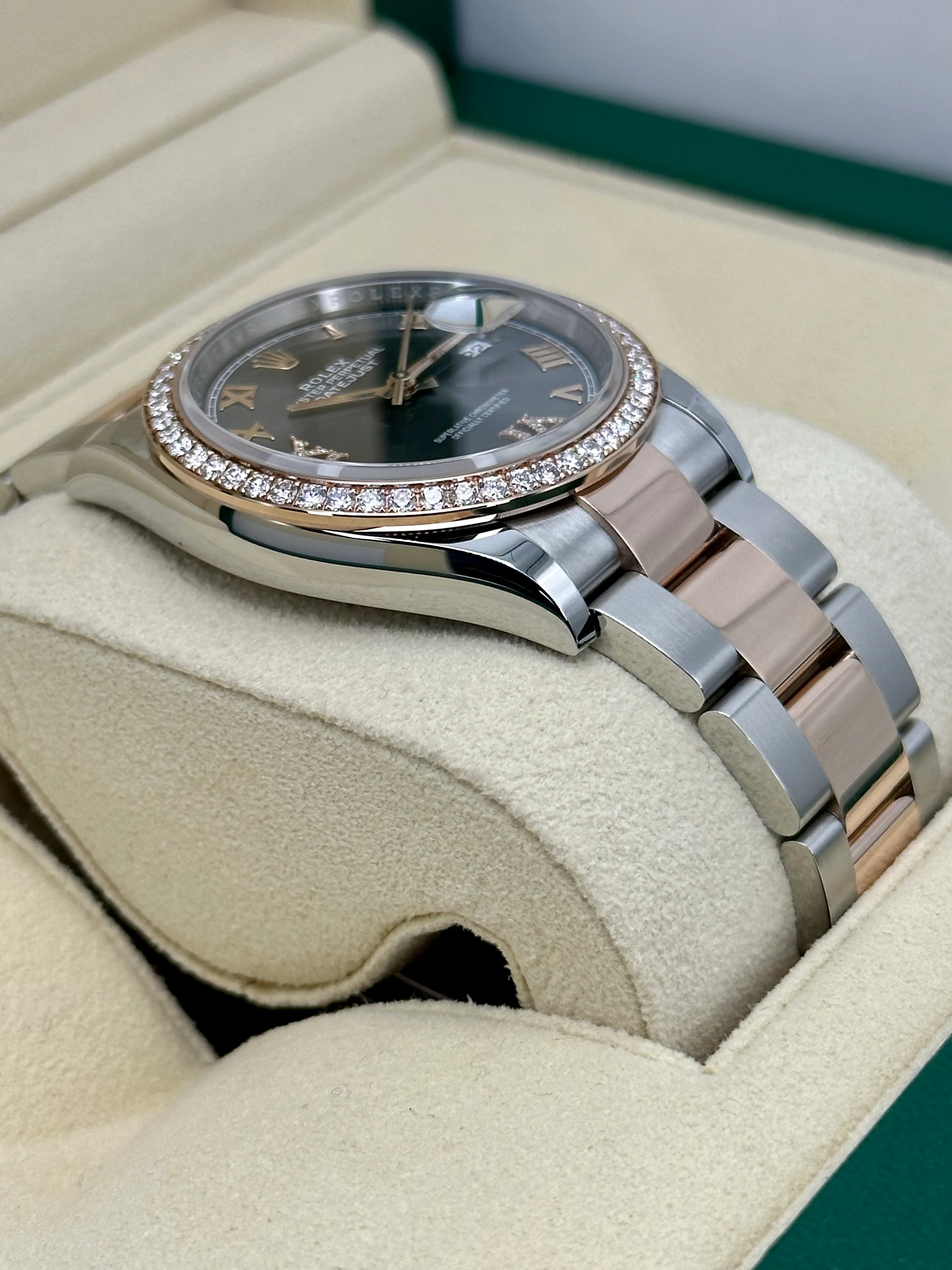 NEW 2023 Rolex Datejust 36mm 126281RBR Two-Tone Oyster Grey Dial - Image 6