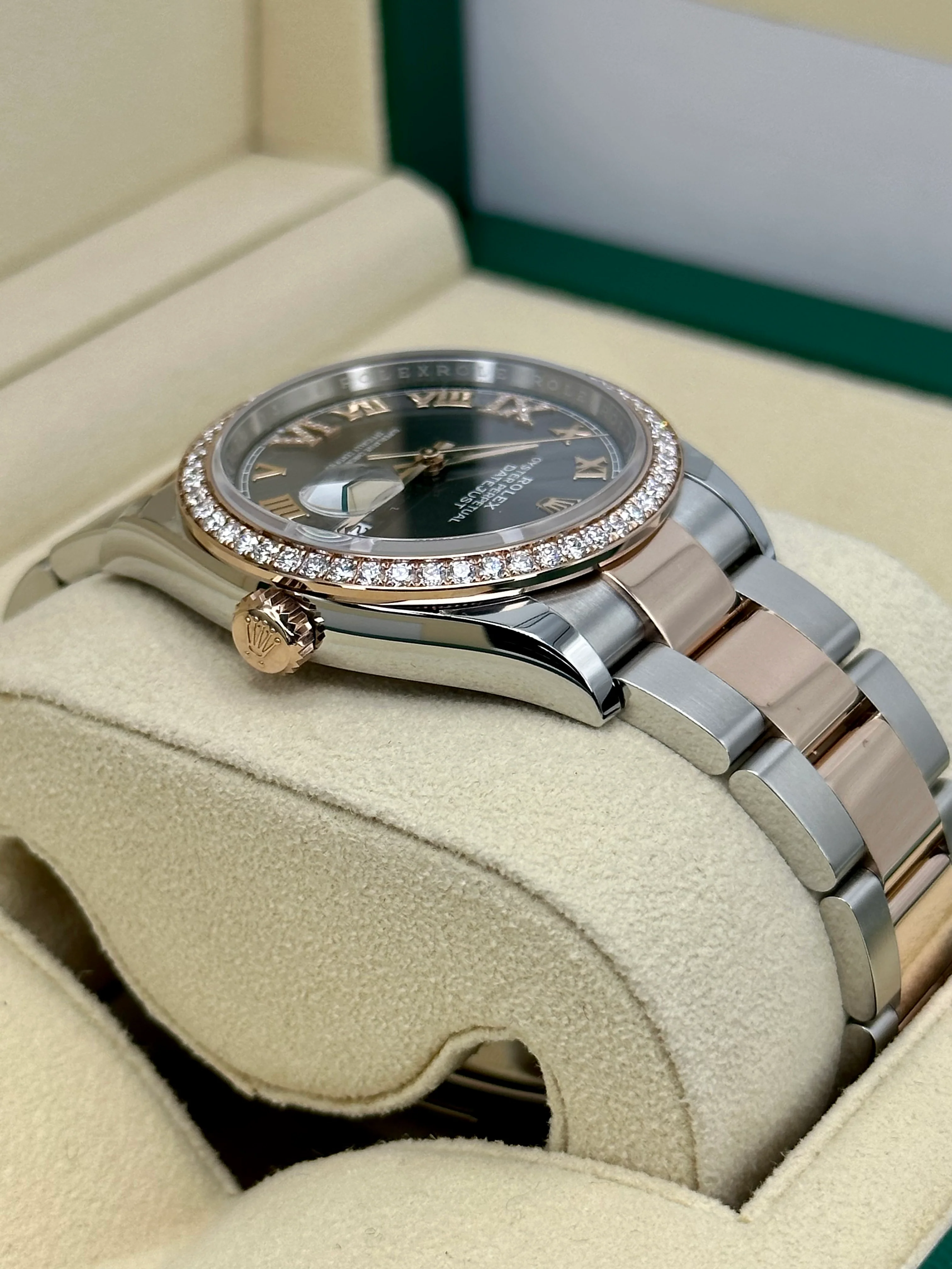 NEW 2023 Rolex Datejust 36mm 126281RBR Two-Tone Oyster Grey Dial - Image 8