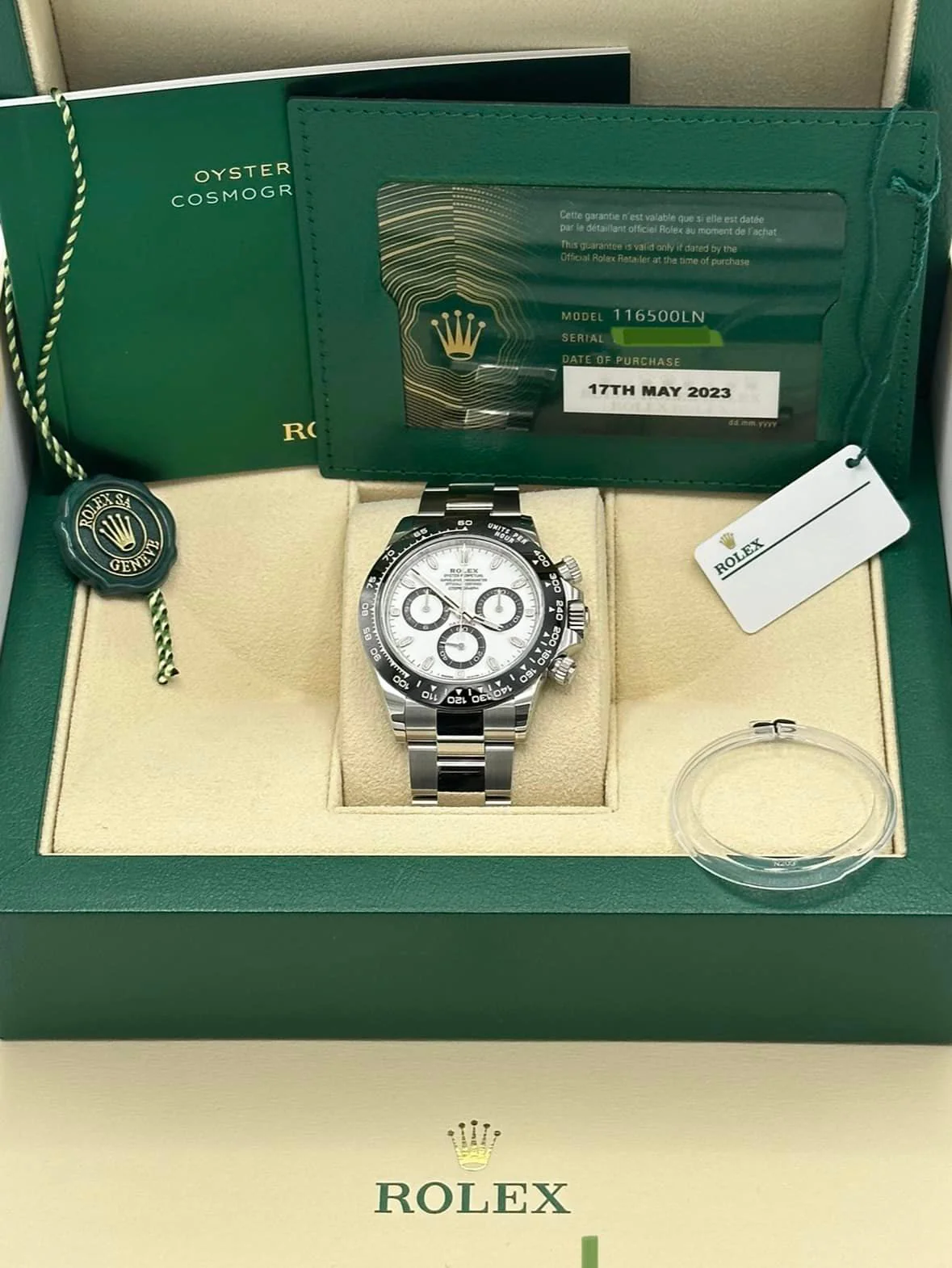 NEW 2023 Rolex Daytona 40mm 116500LN Stainless Steel Panda Dial - Image 11