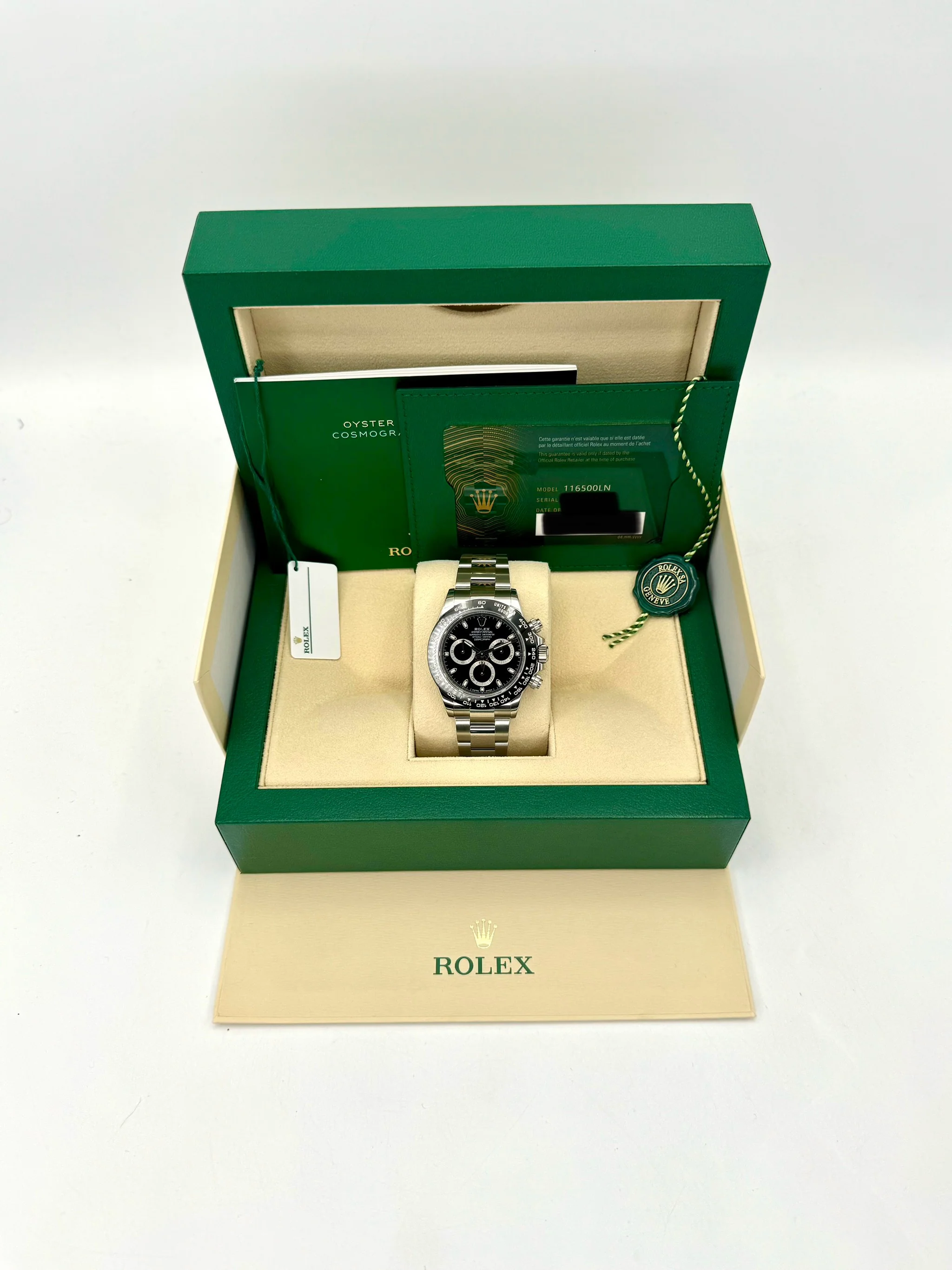 NEW 2023 Rolex Daytona 40mm 116500LN Stainless Steel Black Dial - Image 11