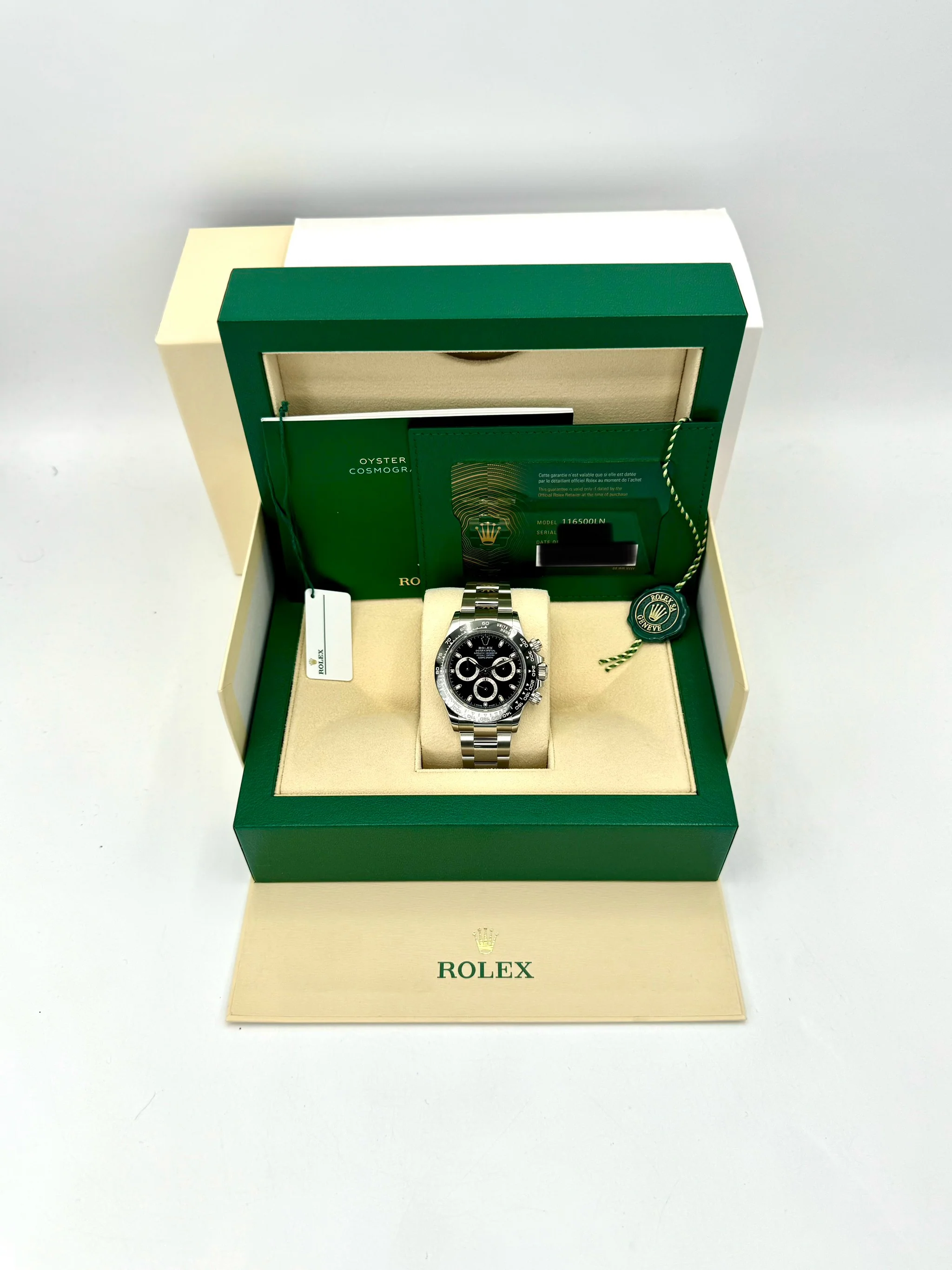 NEW 2023 Rolex Daytona 40mm 116500LN Stainless Steel Black Dial - Image 12