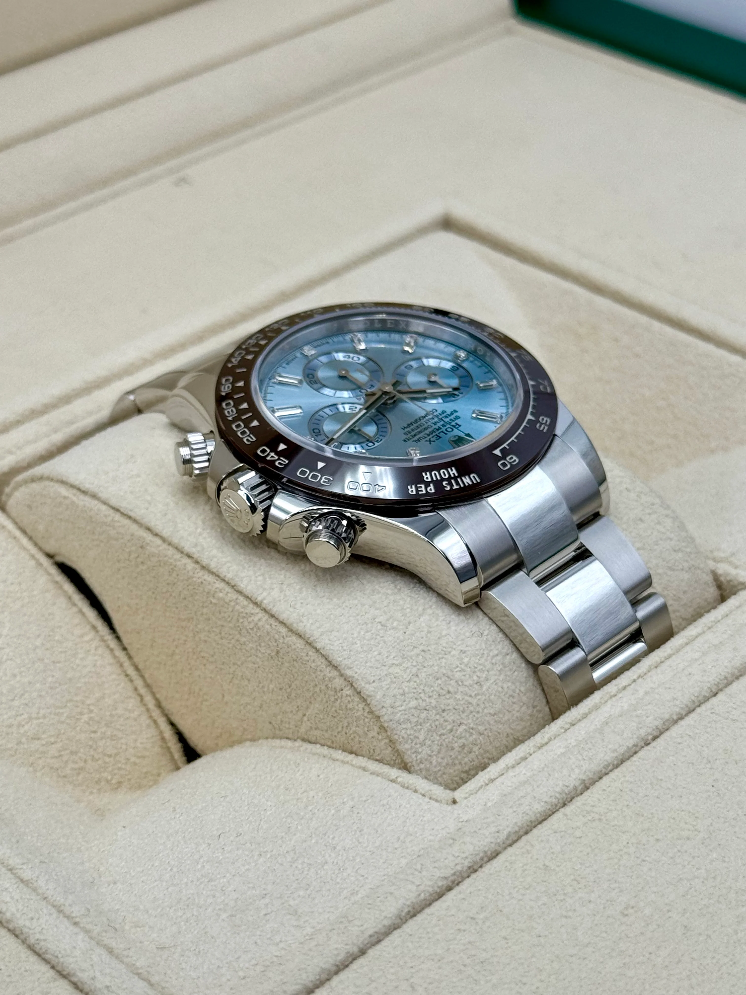 NEW 2023 Rolex Daytona 40mm 116506 Platinum Ice Blue Diamond Dial - Image 8