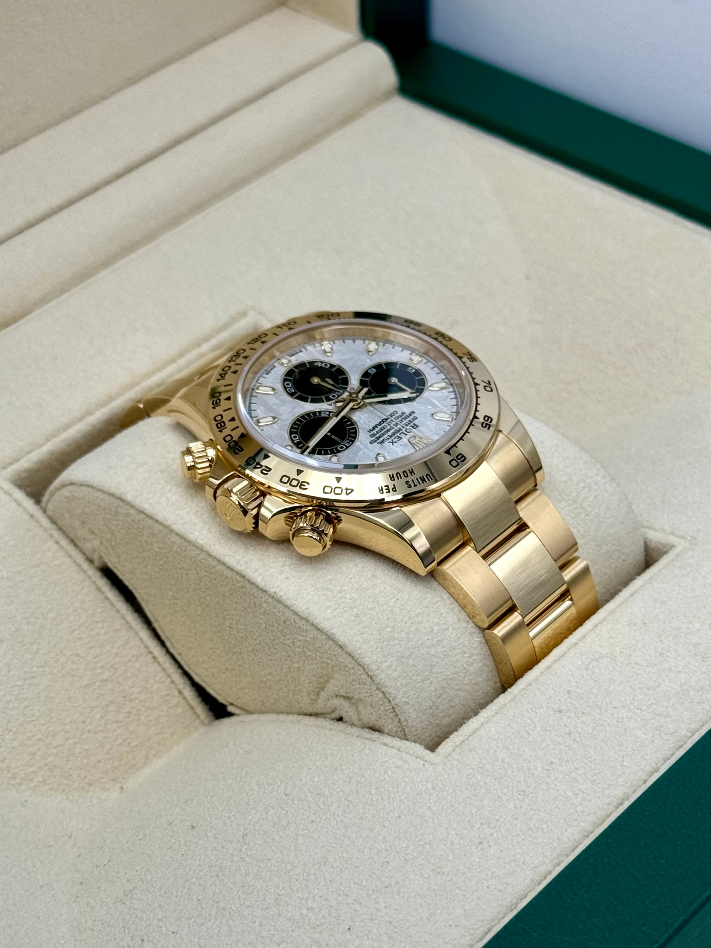 NEW 2023 Rolex Daytona 40mm 116508 Yellow Gold Meteorite Dial - Image 8