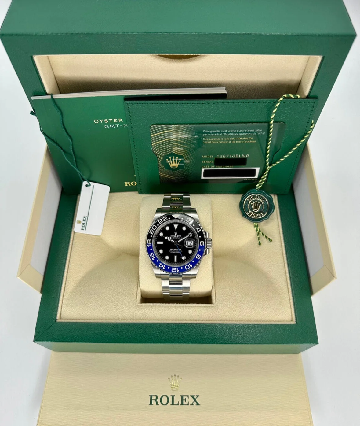 NEW 2023 Rolex GMT-Master II "Batman" 40mm 126710BLNR Oyster - Image 11