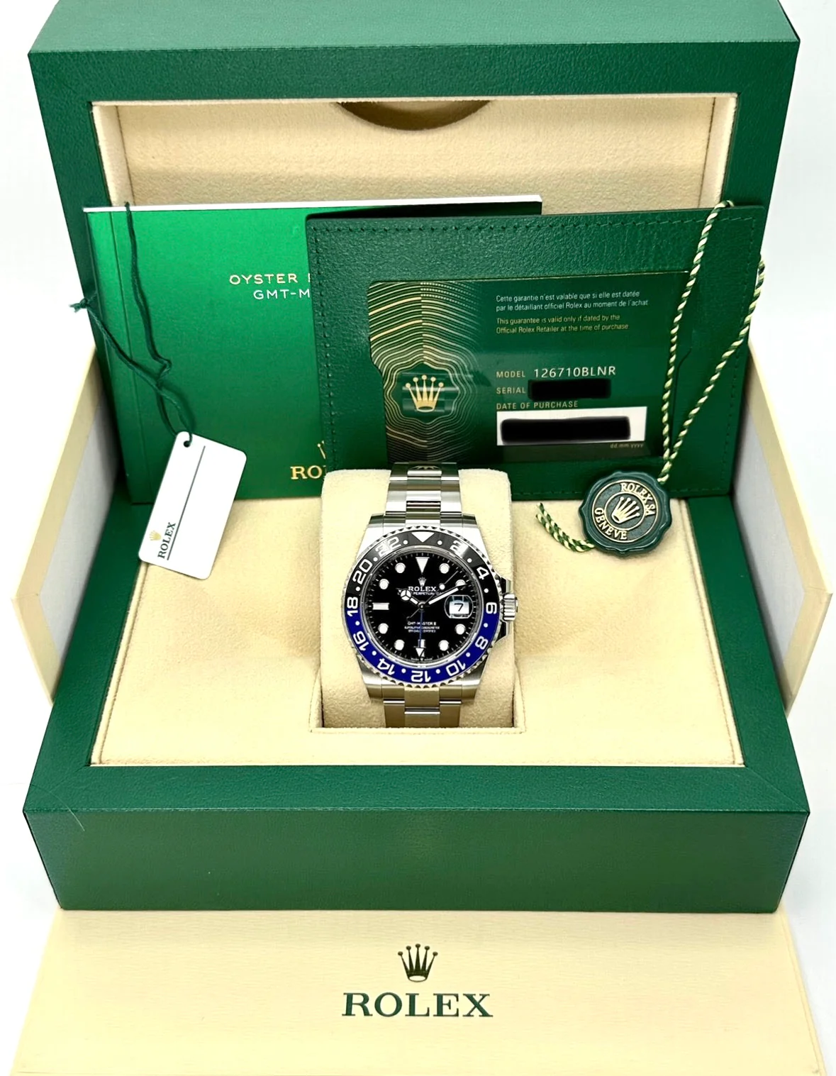 NEW 2024 Rolex GMT-Master II "Batman" 40mm 126710BLNR Oyster - Image 11