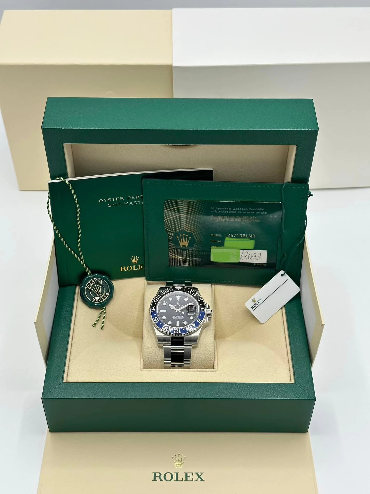 NEW 2023 Rolex GMT-Master II "Batman" 40mm 126710BLNR Oyster - Image 12