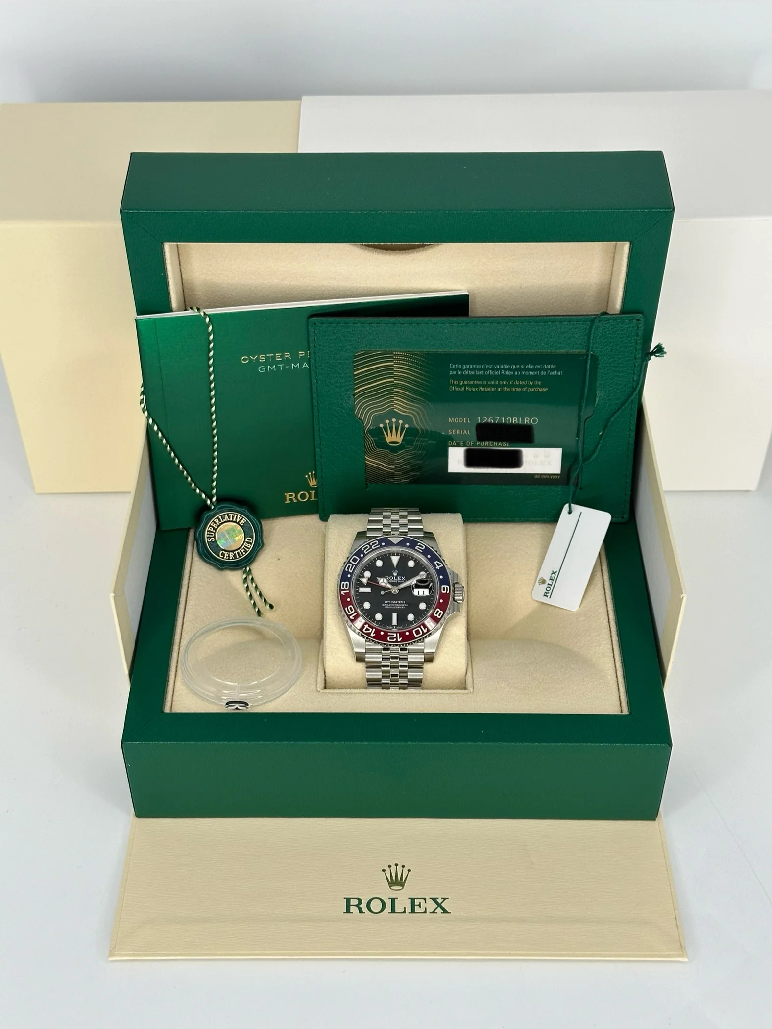 NEW 2023 Rolex GMT-Master II "Pepsi" 40mm 126710BLRO Jubilee - Image 12