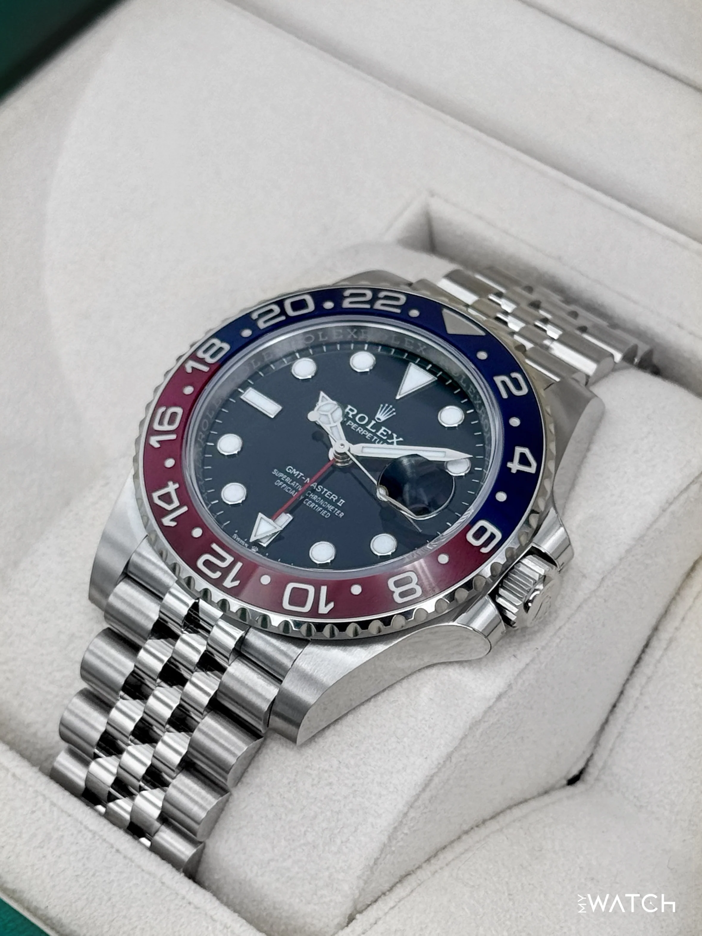 NEW 2023 Rolex GMT-Master II "Pepsi" 40mm 126710BLRO Jubilee (STICKERED) - Image 5