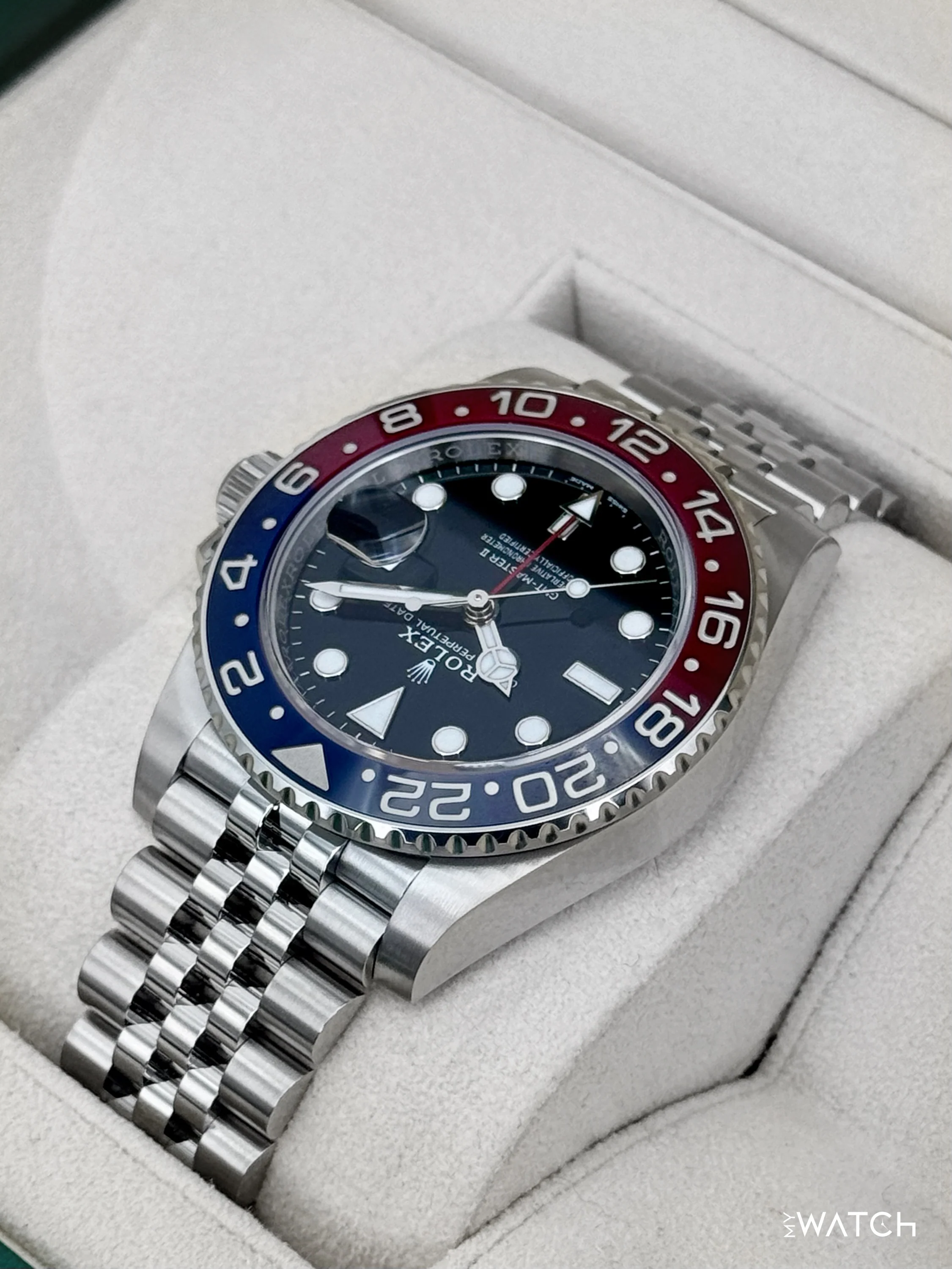 NEW 2023 Rolex GMT-Master II "Pepsi" 40mm 126710BLRO Jubilee (STICKERED) - Image 7
