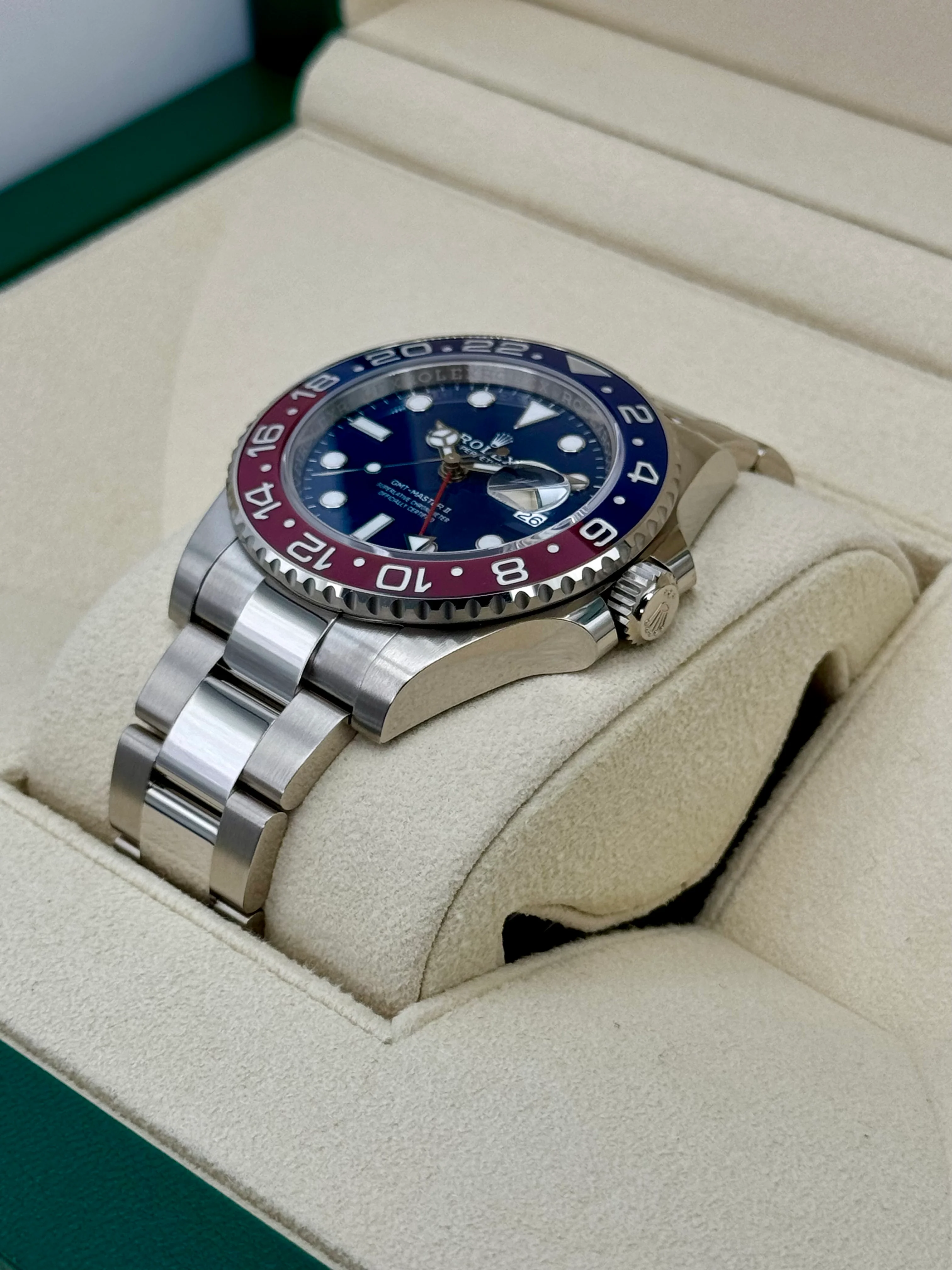 NEW 2023 Rolex GMT-Master II "Pepsi" 40mm 126719BLRO White Gold Oyster - Image 5