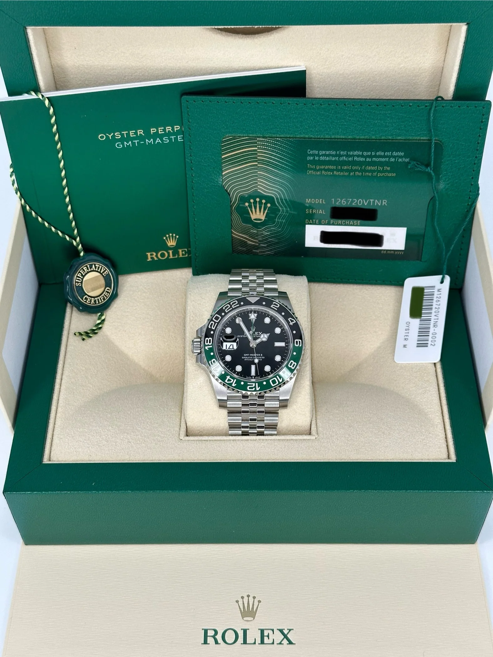 NEW 2023 Rolex GMT-Master II “Sprite” 40mm 126720VTNR Jubilee - Image 11