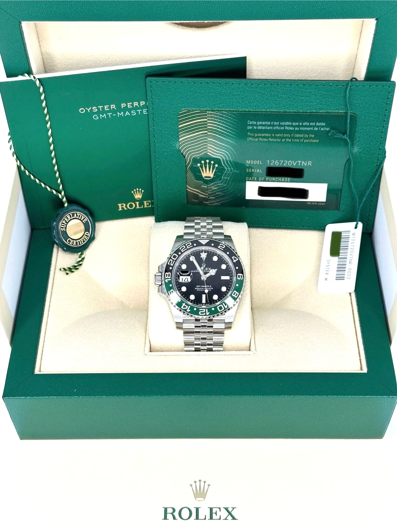 NEW 2023 Rolex GMT-Master II "Sprite" 40mm 126720VTNR Jubilee - Image 11