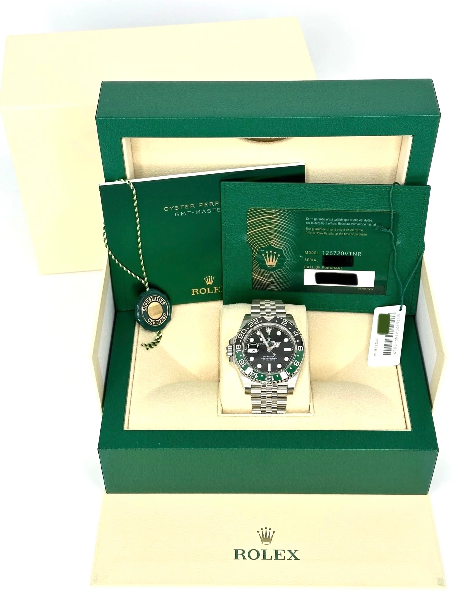 NEW 2023 Rolex GMT-Master II "Sprite" 40mm 126720VTNR Jubilee - Image 12
