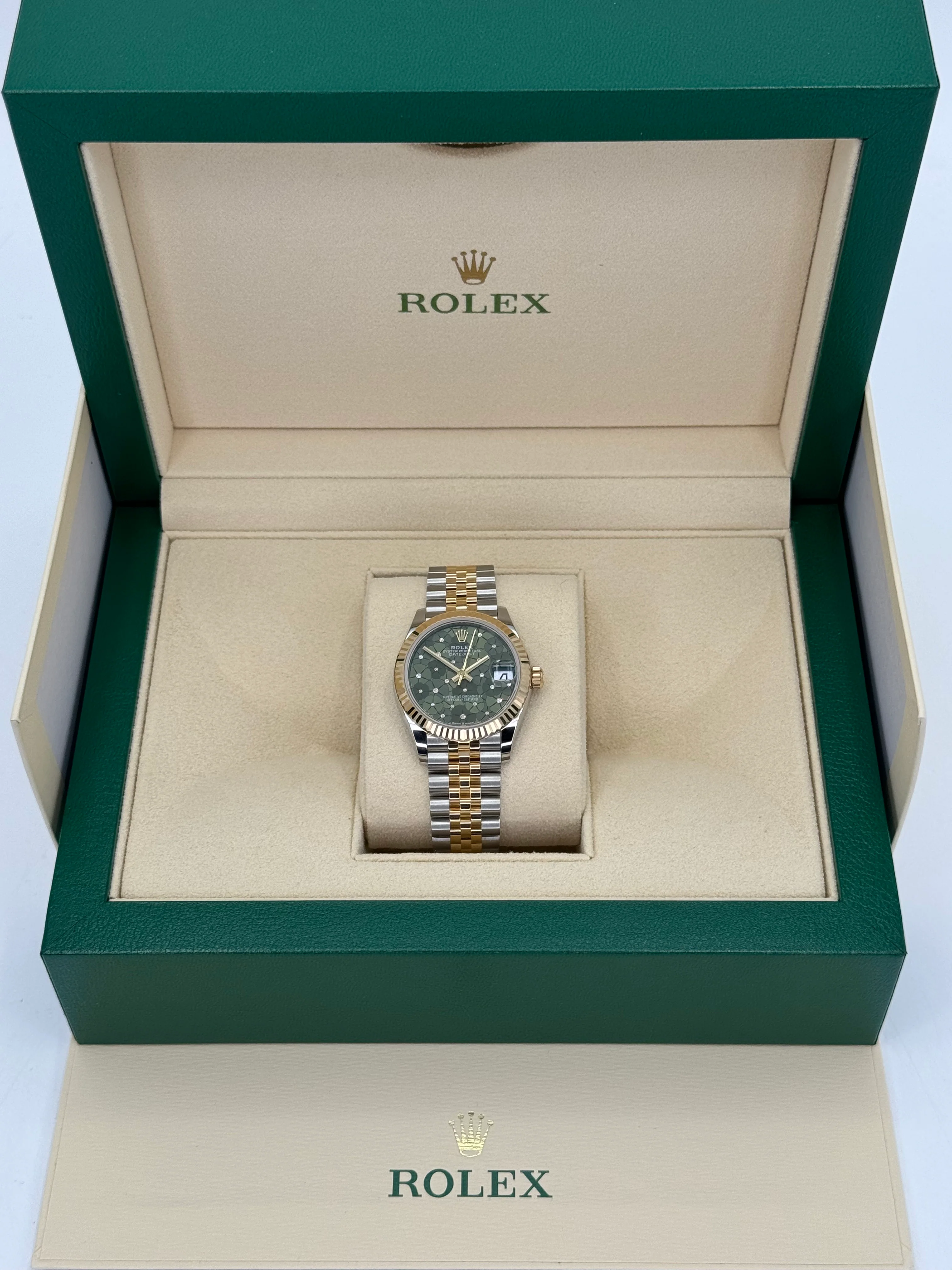 NEW 2023 Rolex Lady Datejust 31mm 278273 Two-Tone Floral Motif Dial - Image 11
