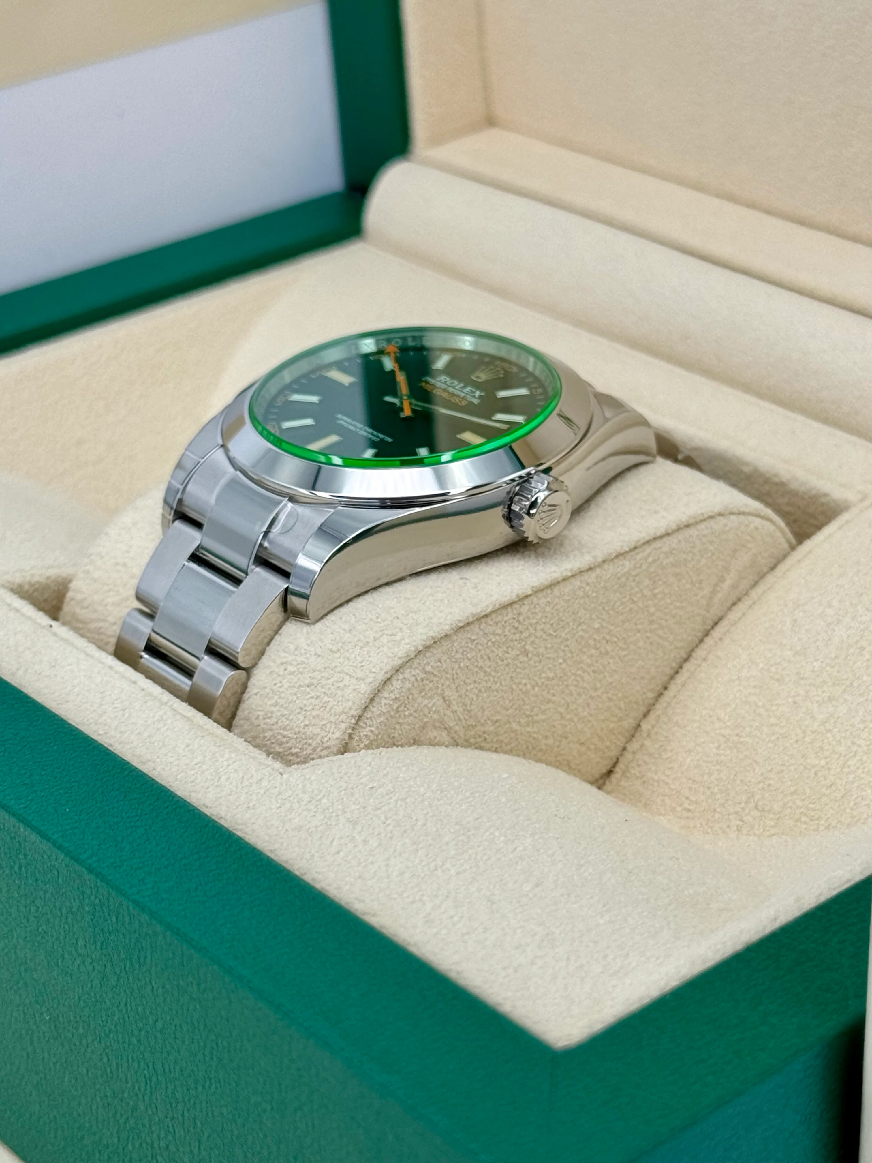 NEW 2023 Rolex Milgauss 40mm 116400GV Stainless Steel Black Dial - Image 5