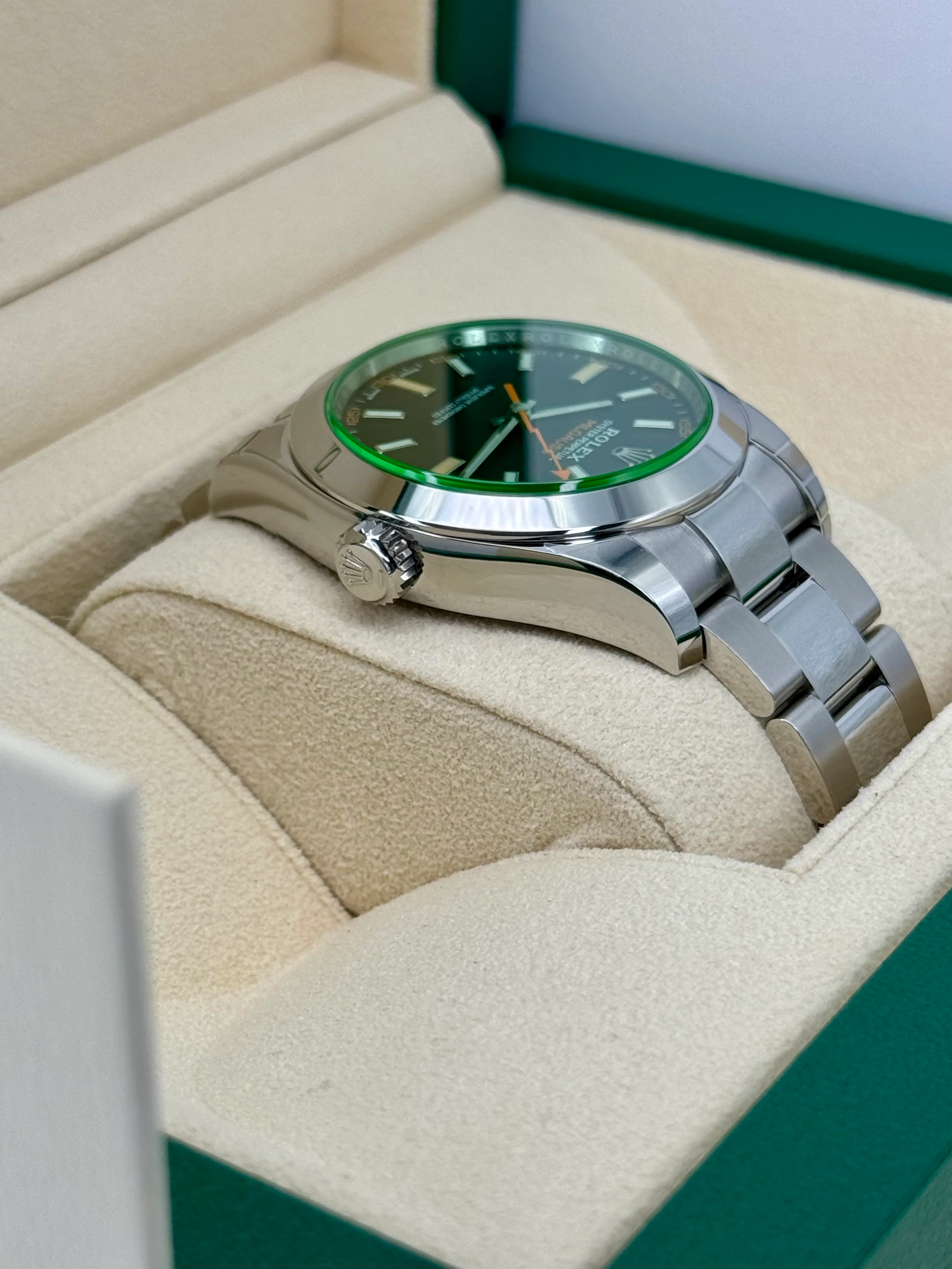 NEW 2023 Rolex Milgauss 40mm 116400GV Stainless Steel Black Dial - Image 8