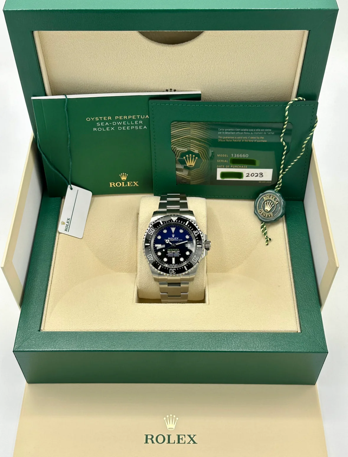 NEW 2023 Rolex Deepsea James Cameron 44mm 136660 Blue Dial - Image 11