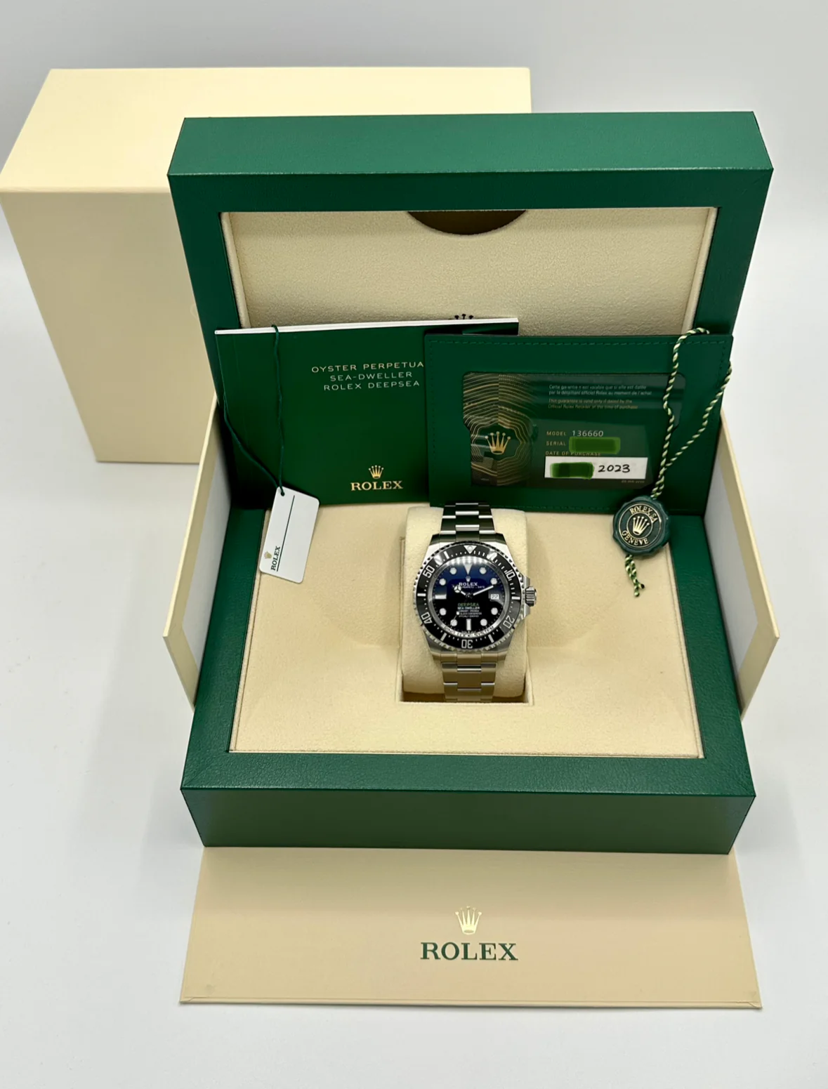 NEW 2023 Rolex Deepsea James Cameron 44mm 136660 Blue Dial - Image 12