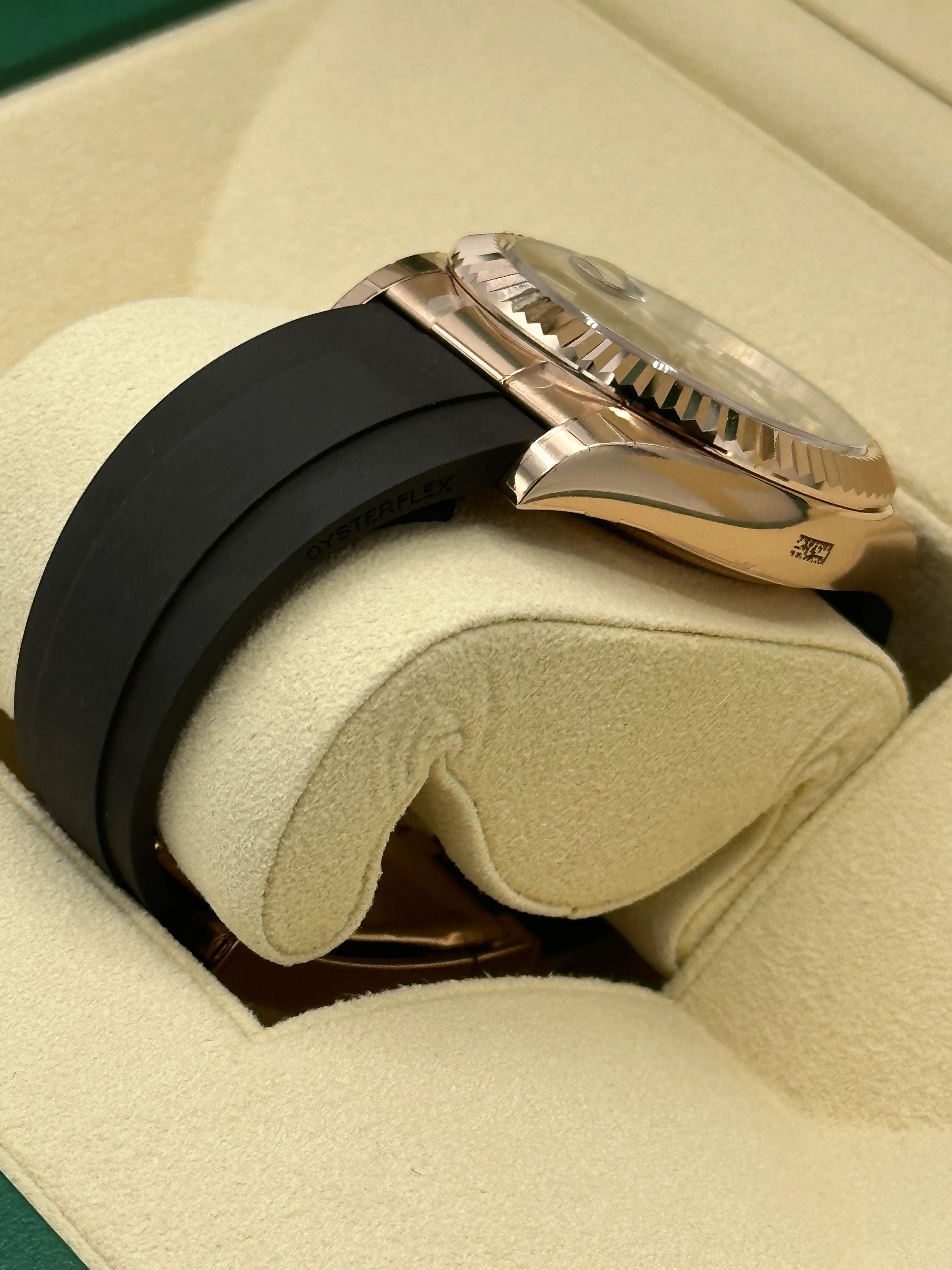 NEW 2023 Rolex Sky-Dweller 336235 Rose Gold Oysterflex Chocolate Dial - Image 7