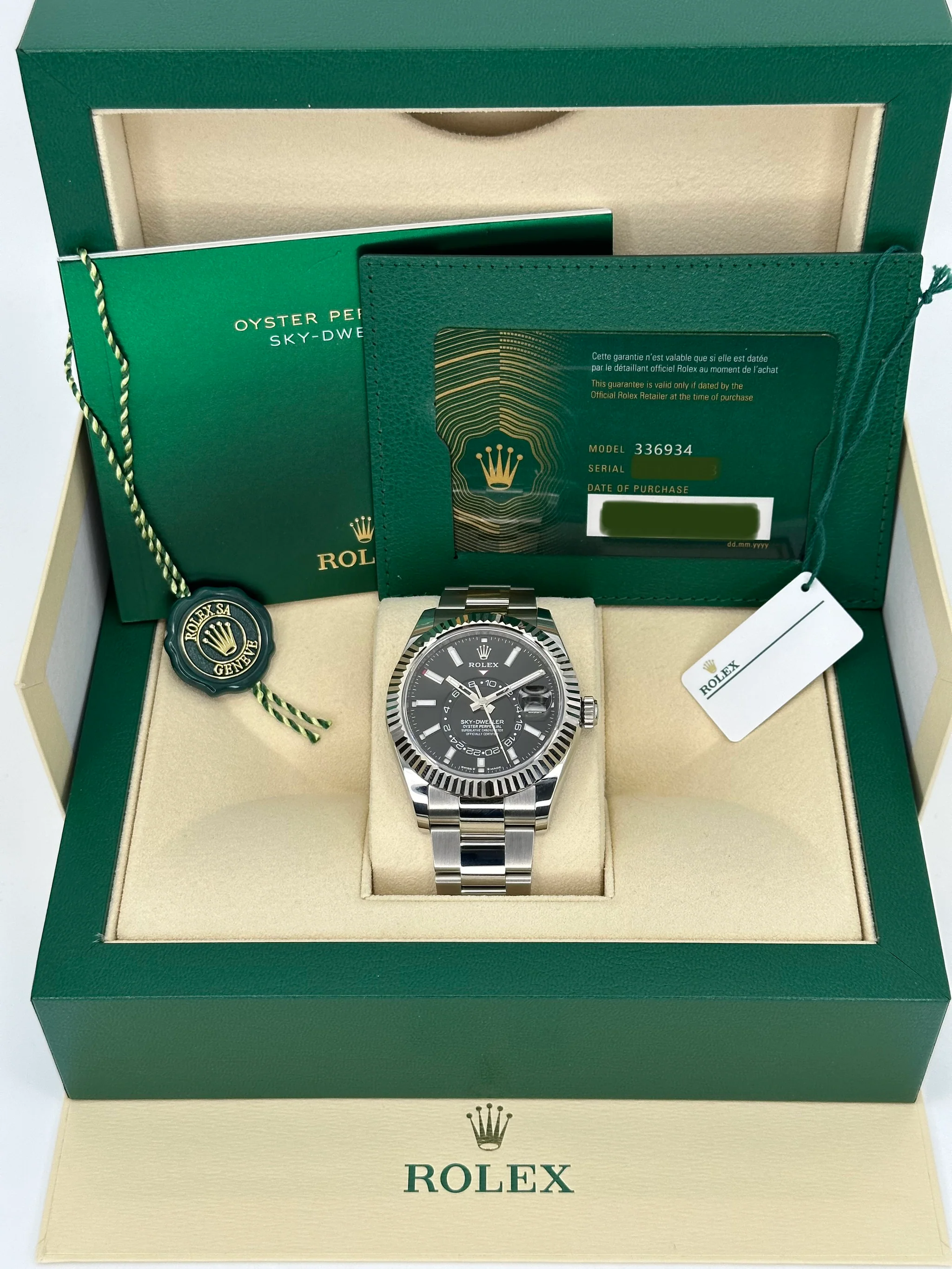 NEW 2023 Rolex Sky-Dweller 42mm 336934 Oyster Black Dial - Image 11