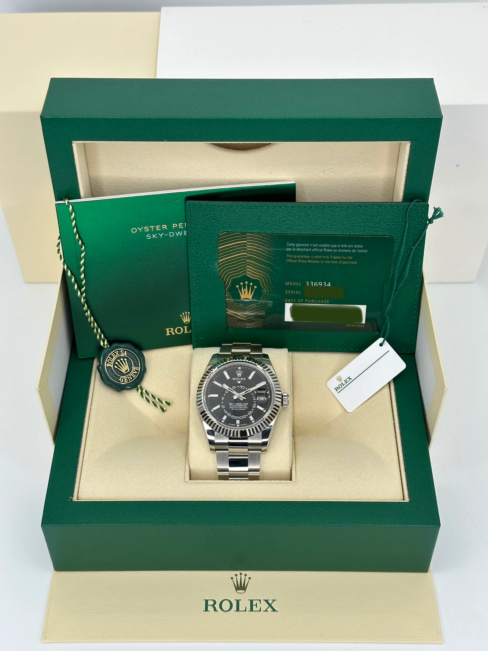 NEW 2023 Rolex Sky-Dweller 42mm 336934 Oyster Black Dial - Image 12