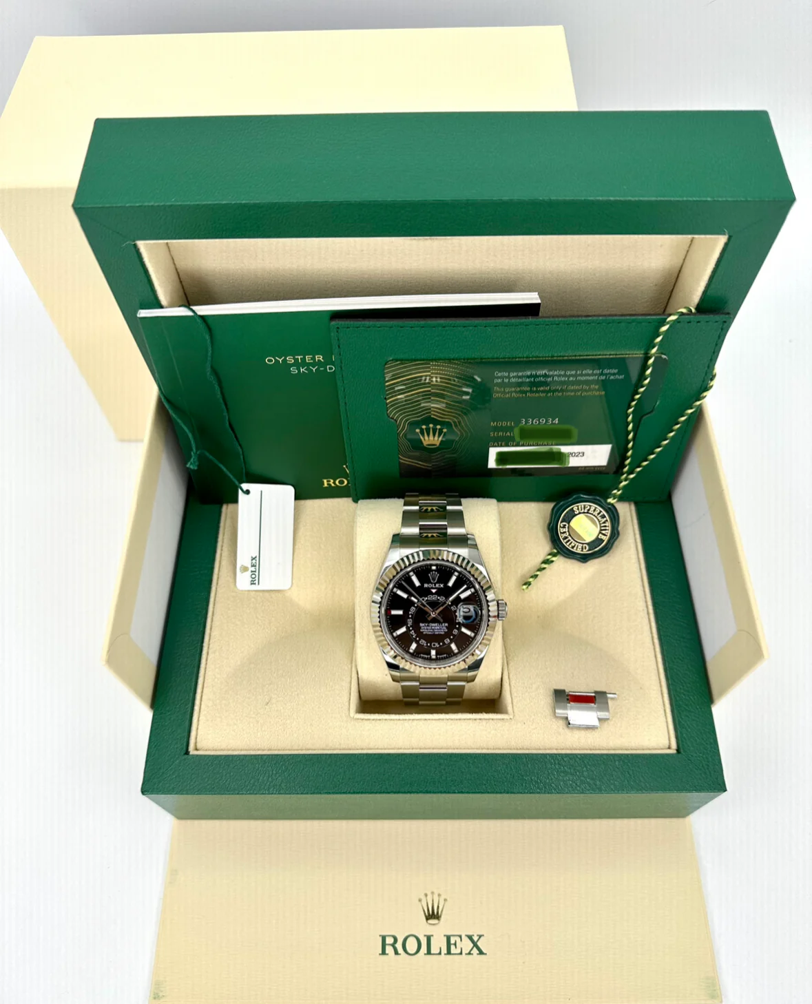 NEW 2023 Rolex Sky-Dweller 42mm 336934 Oyster Black Dial - Image 11