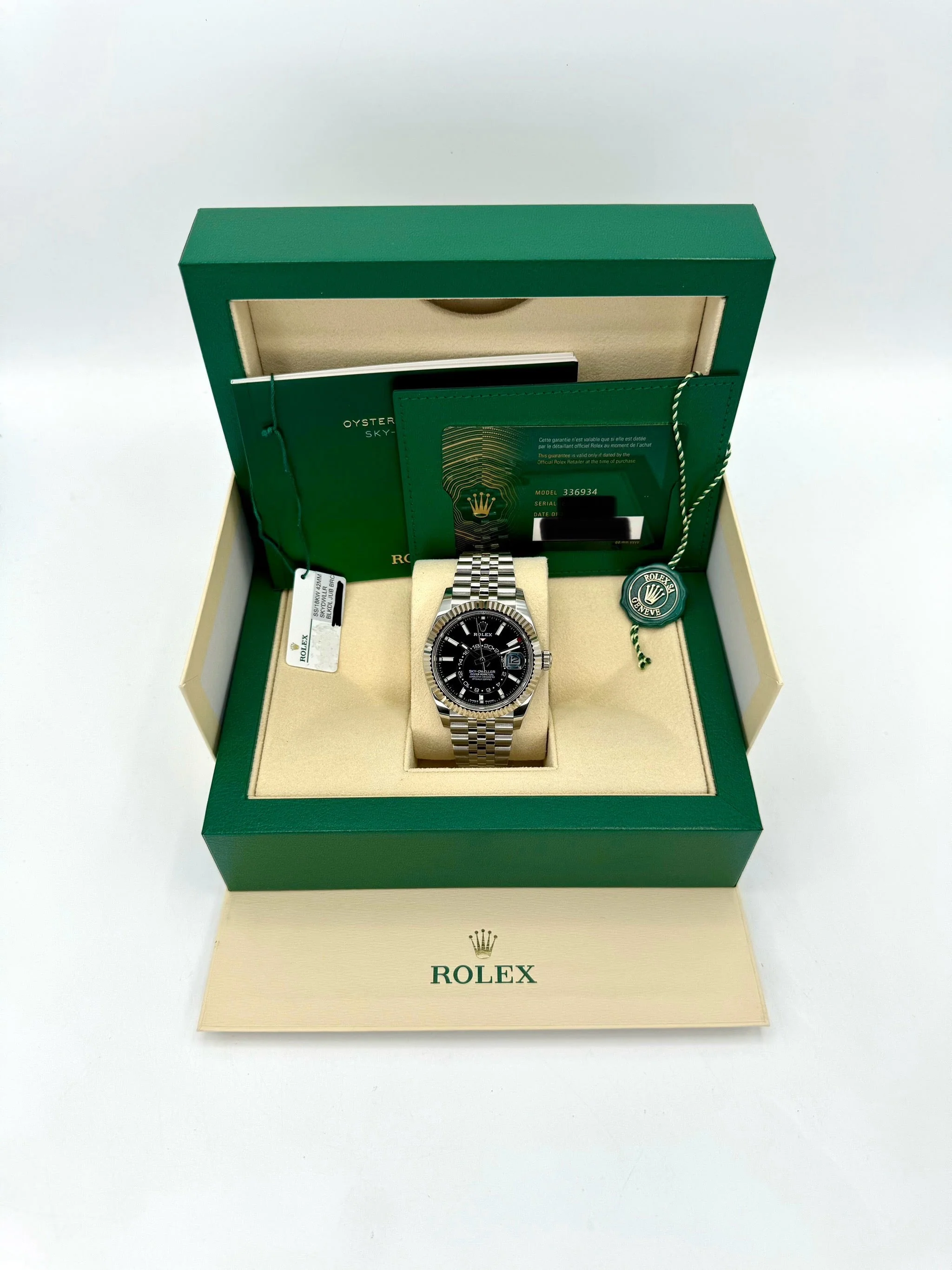 NEW 2023 Rolex Sky-Dweller 42mm 336934 Jubilee Black Dial - Image 11