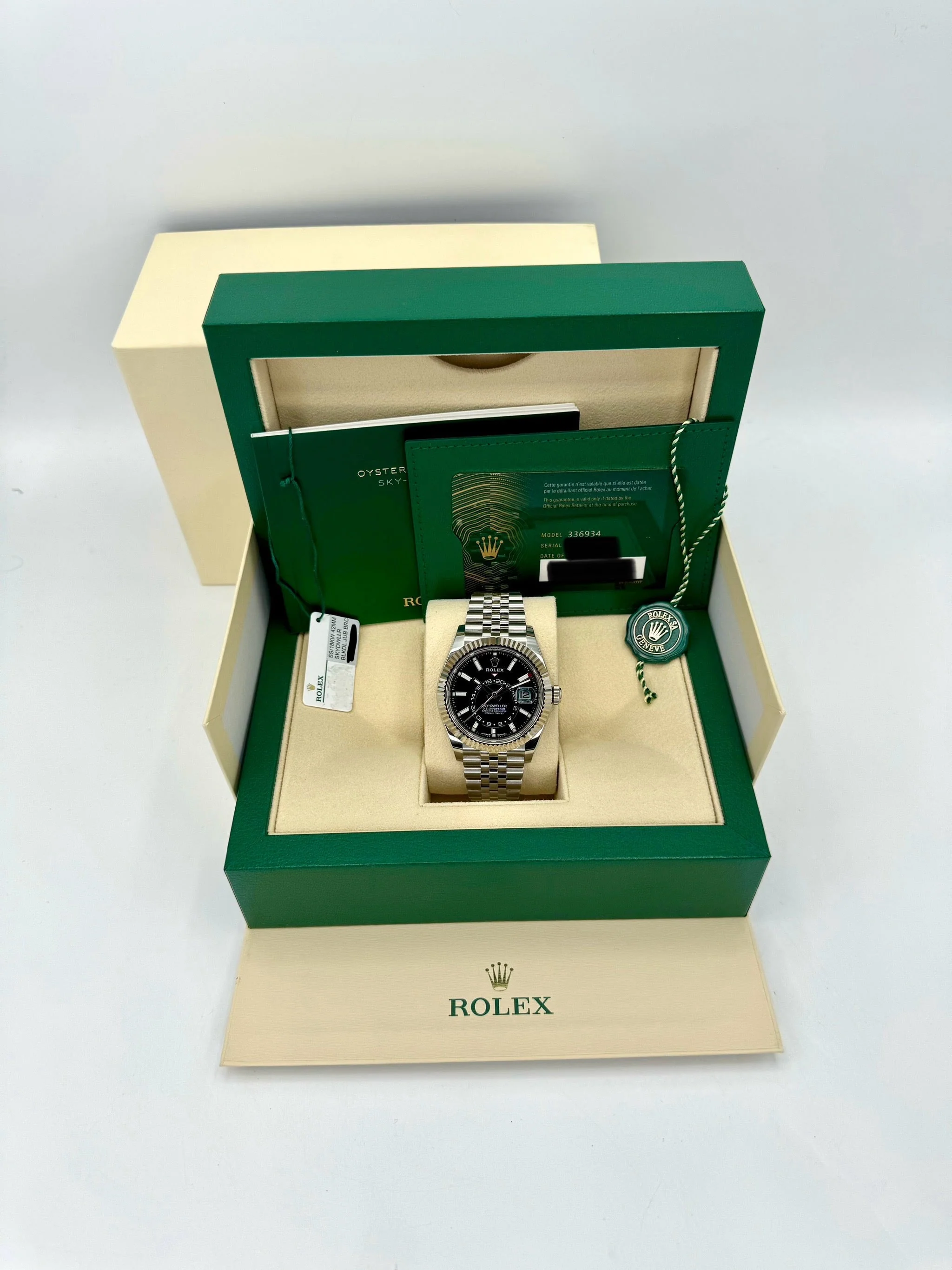 NEW 2023 Rolex Sky-Dweller 42mm 336934 Jubilee Black Dial - Image 12