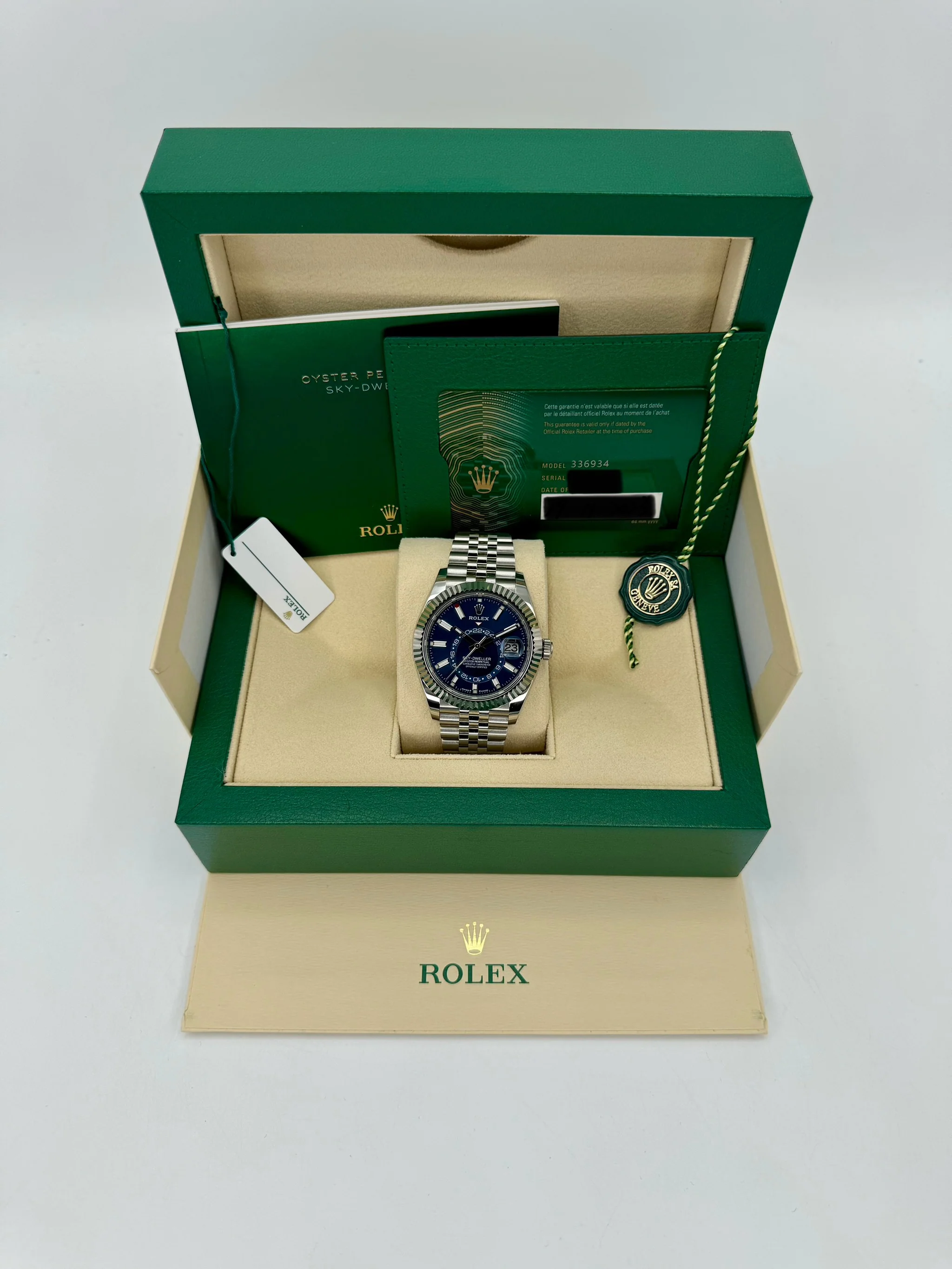NEW 2023 Rolex Sky-Dweller 42mm 336934 Jubilee Blue Dial - Image 11