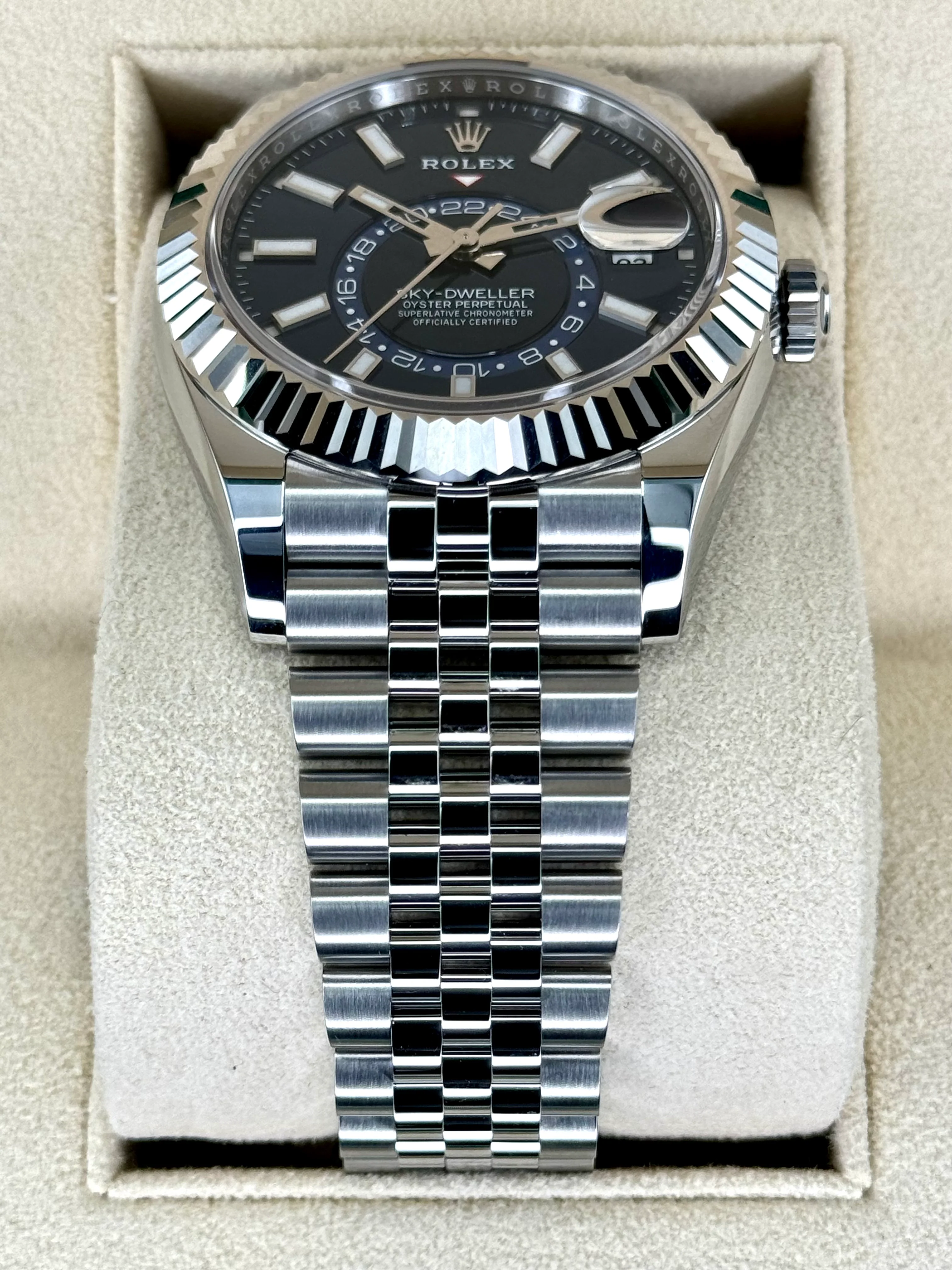 NEW 2023 Rolex Sky-Dweller 42mm 336934 Jubilee Blue Dial - Image 3