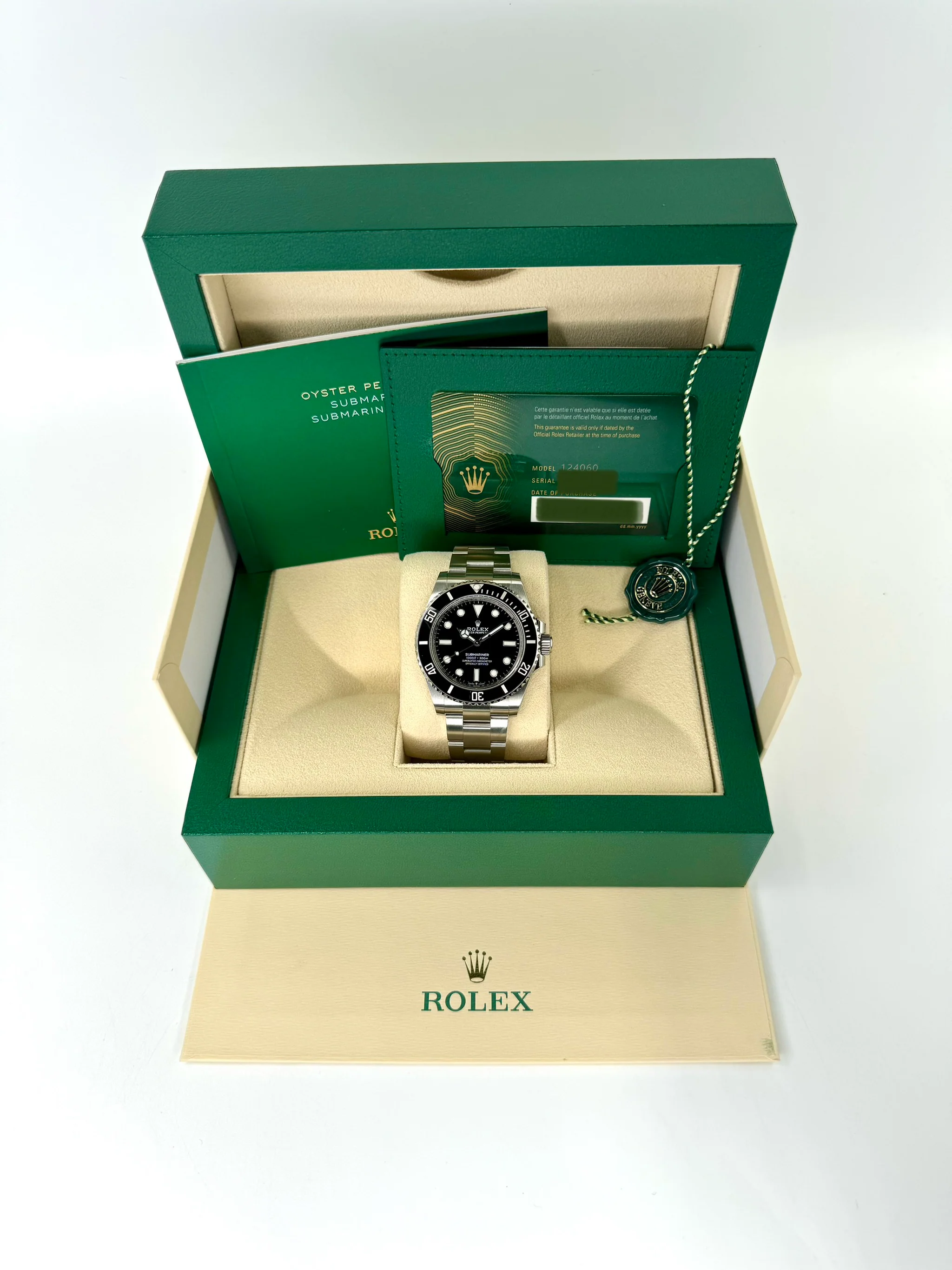 NEW 2023 Rolex Submariner 41mm 124060 Stainless Steel Black Dial - Image 11