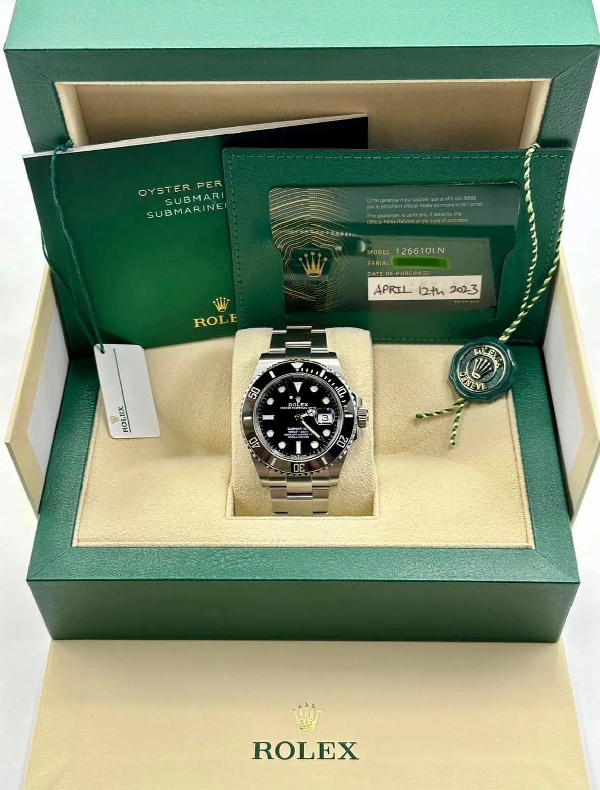 NEW 2023 Rolex Submariner 41mm 126610LN Stainless Steel Black Dial - Image 11