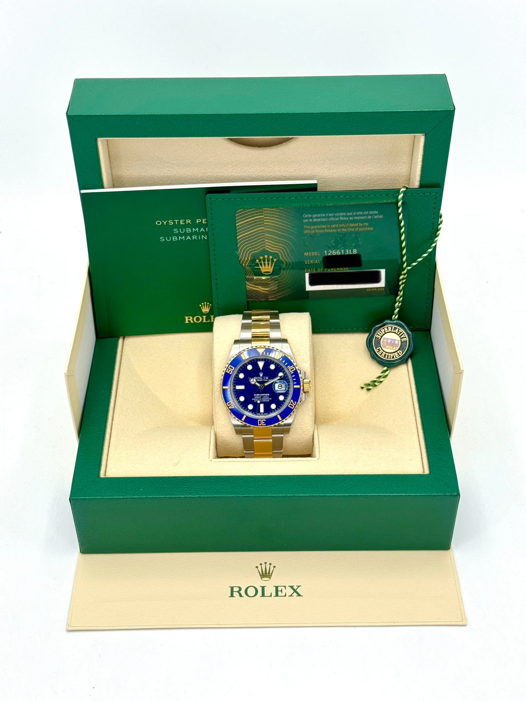 2023 Rolex Submariner "Bluesy" 41mm 126613LB Two-Tone Blue Dial - Image 11