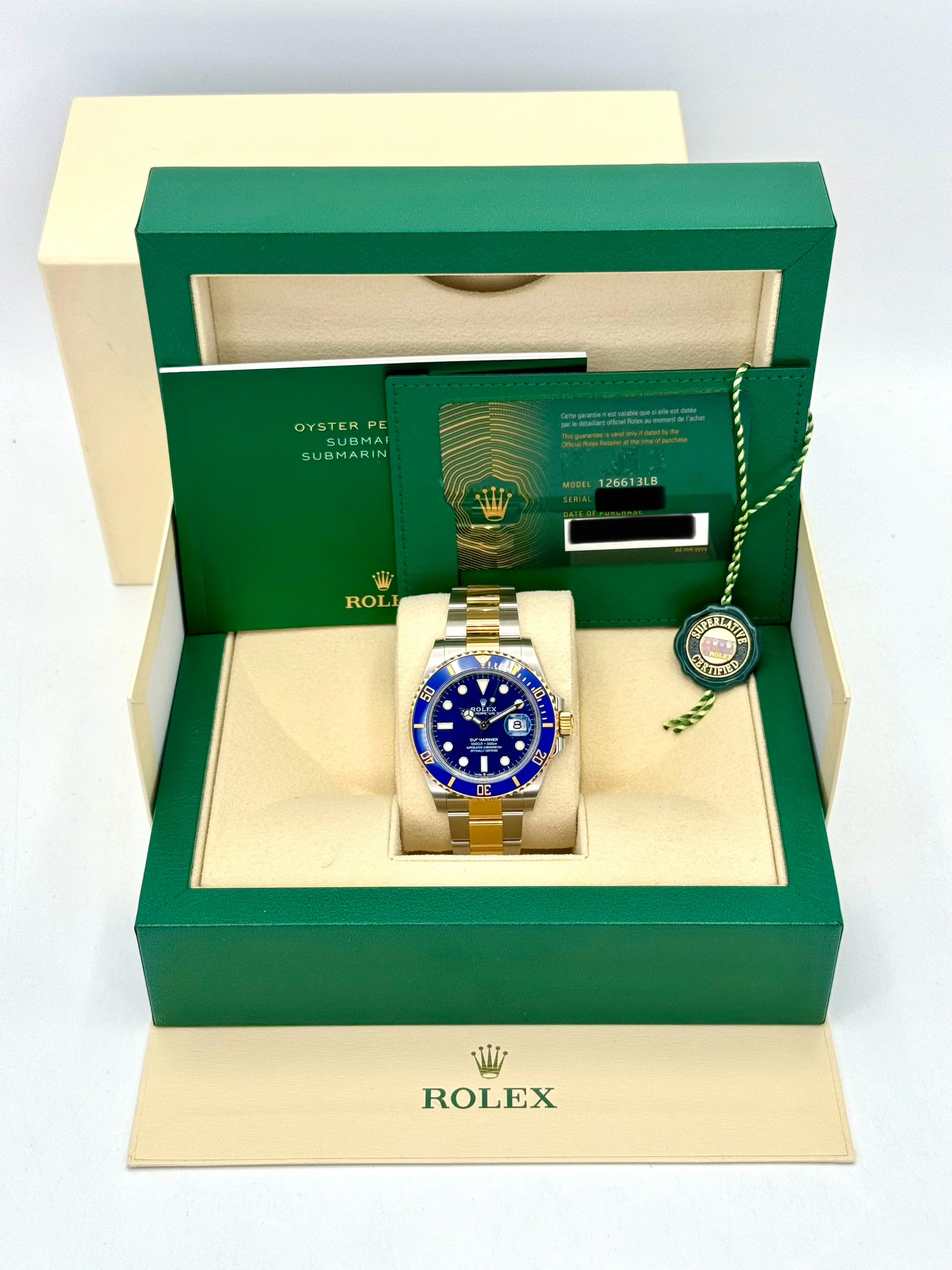 2023 Rolex Submariner "Bluesy" 41mm 126613LB Two-Tone Blue Dial - Image 12