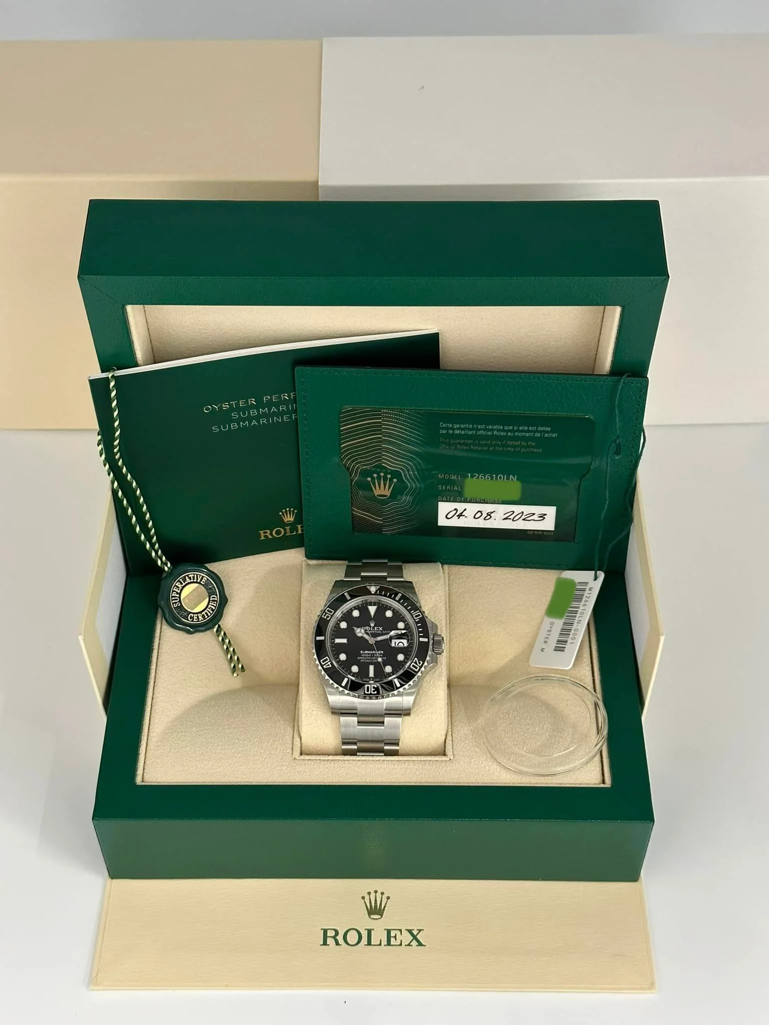 NEW 2023 Rolex Submariner 40mm 126610LN Stainless Steel Black Dial - Image 12