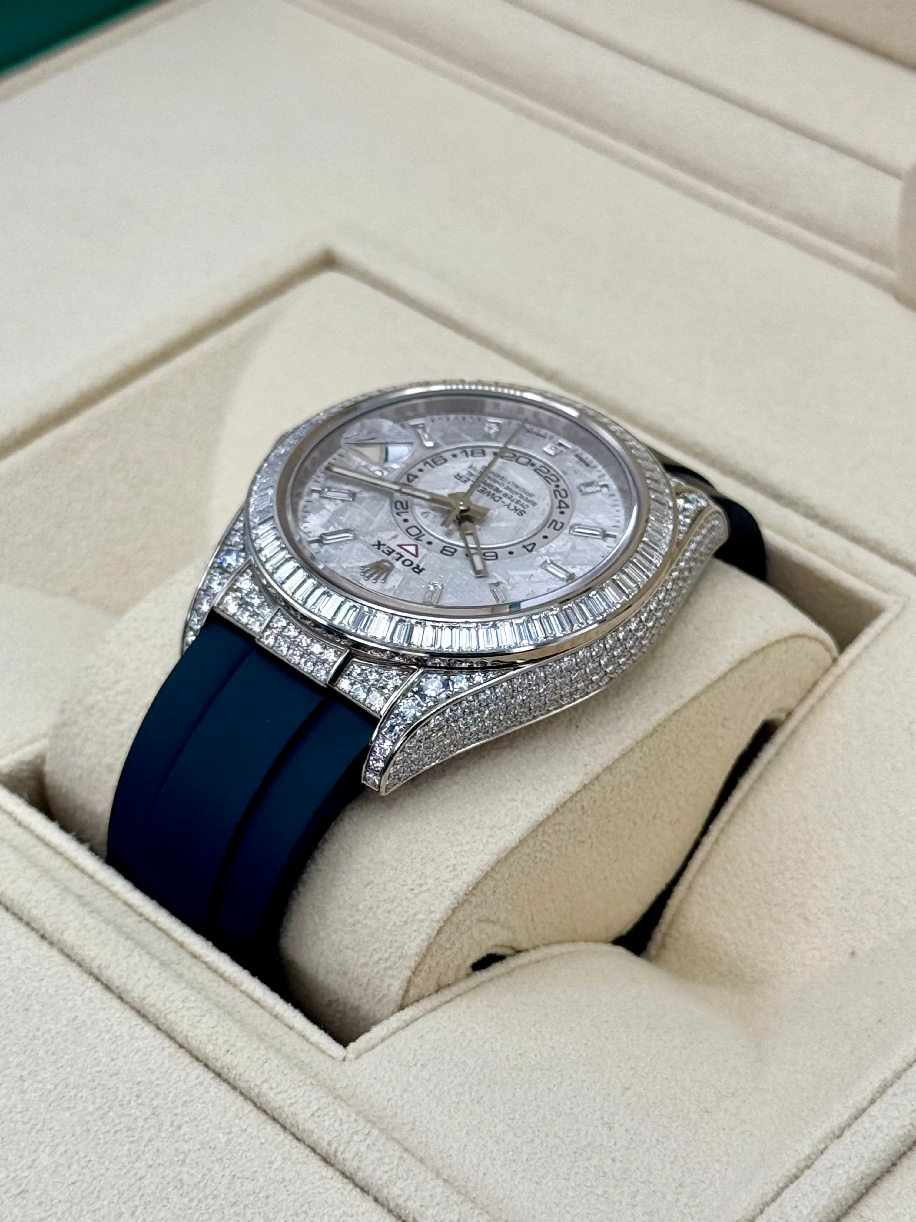 NEW 2023 Rolex Sky-Dweller Meteorite Diamond Watch 326259TBR - Image 7