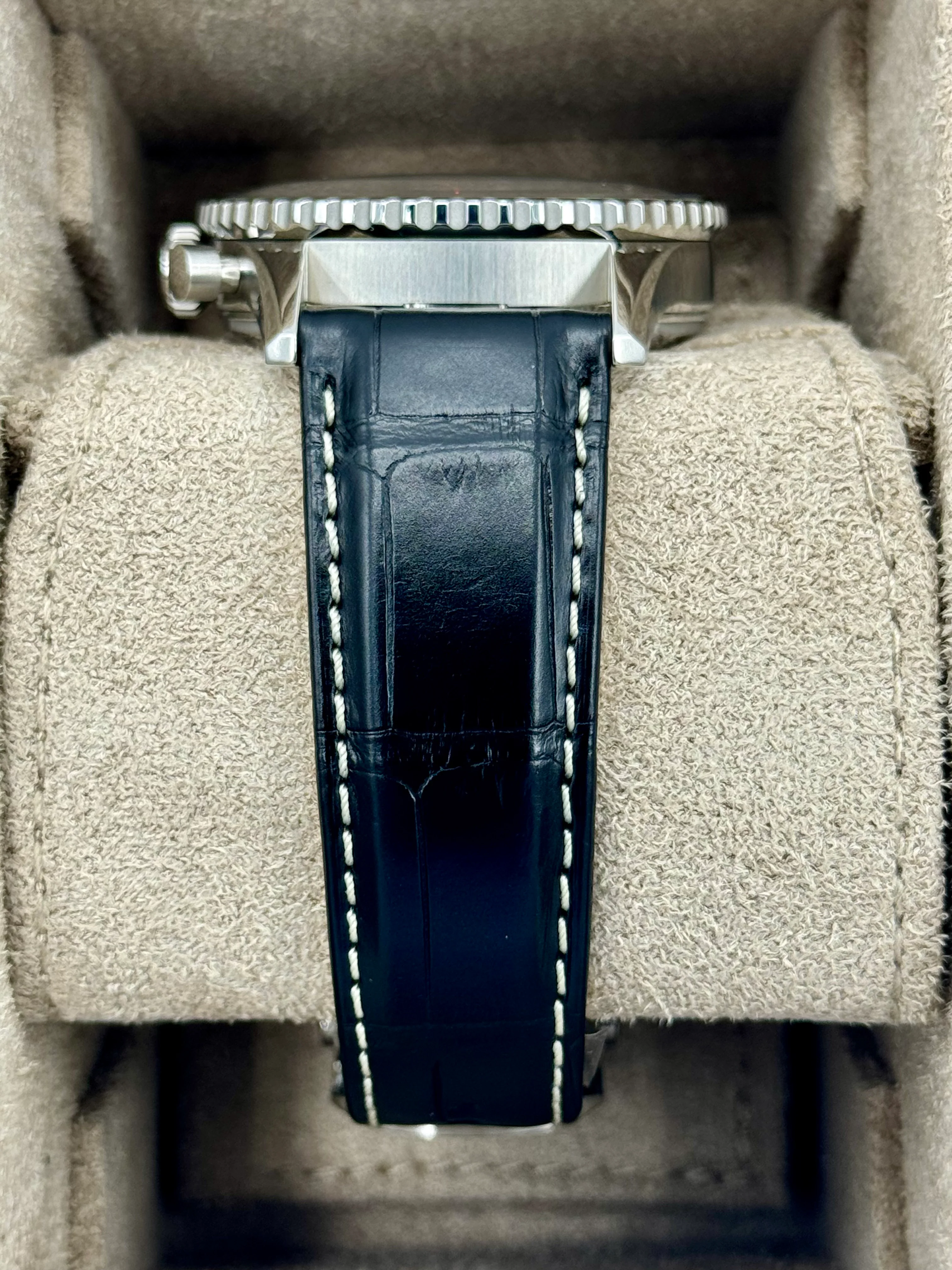 NEW 2024 Breitling Chronograph 42mm AB0139 Stainless Steel Black Dial - Image 3