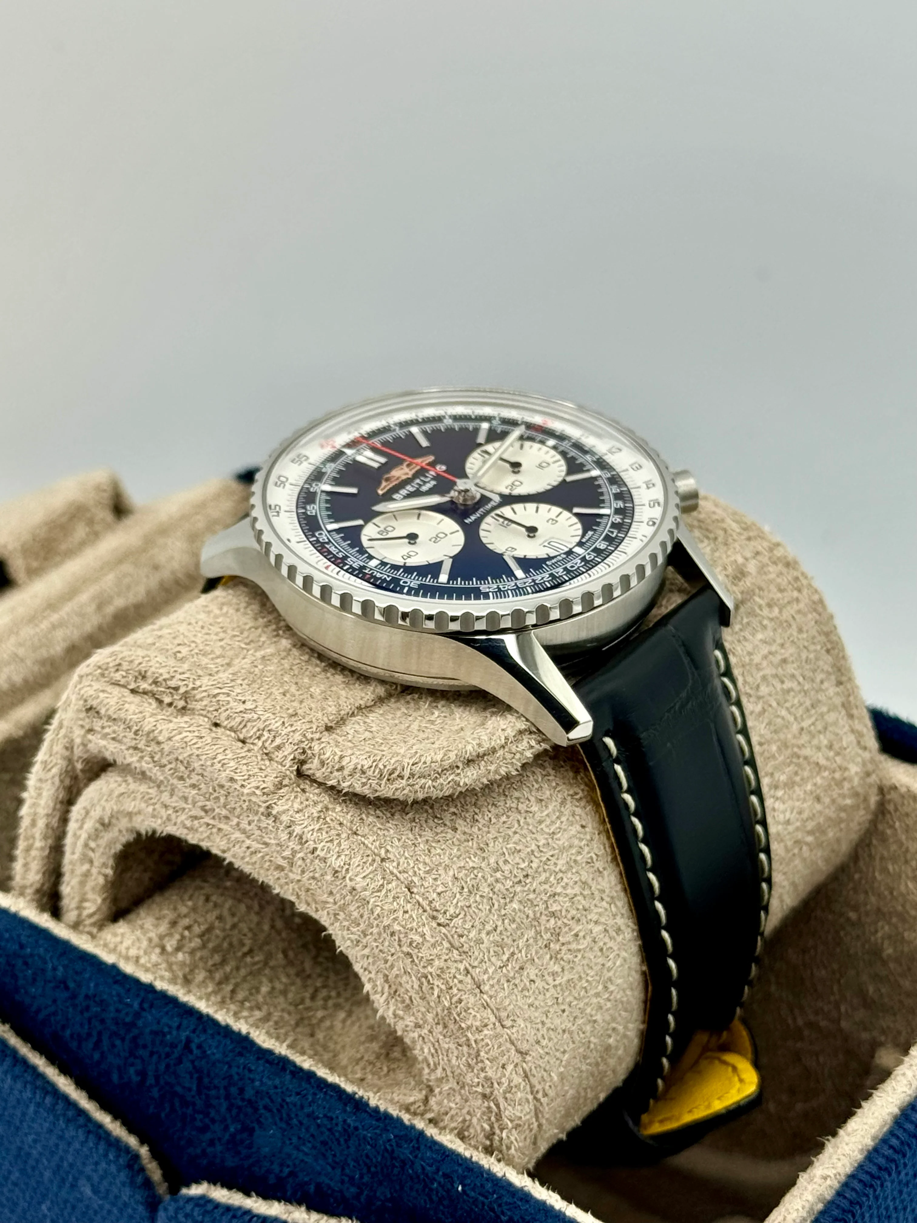 NEW 2024 Breitling Chronograph 42mm AB0139 Stainless Steel Black Dial - Image 6